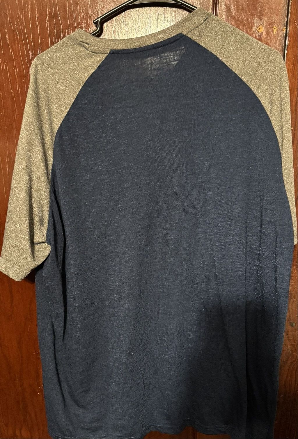 The Unbranded Brand US Air Force Blue/Gray Raglan Logo T-shirt Men's Size XL (?) Size US XL / EU 56 / 4 - 2 Thumbnail