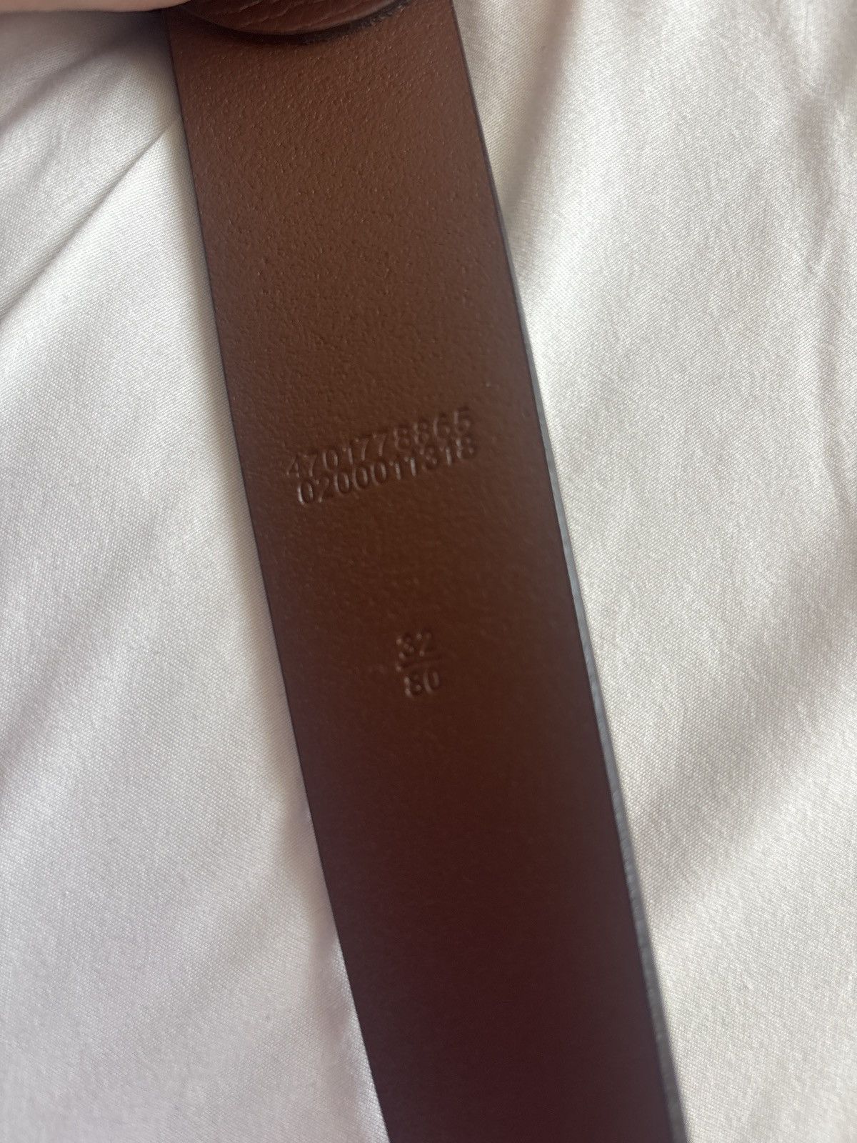 Polo Ralph Lauren Polo Ralph Lauren Signature Pony Leather Belt Mens 32 Brown Size 32 - 3 Thumbnail
