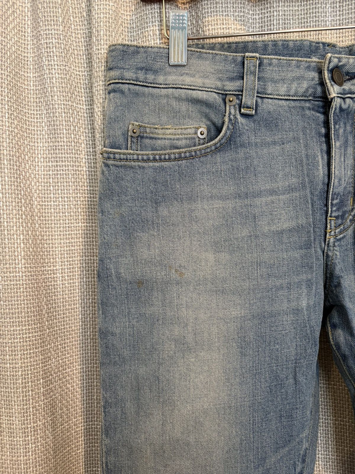 Saint Laurent Paris Saint Laurent Paris Hedi Slimane Stonewashed Blue D02 Denim Size US 31 - 2 Thumbnail