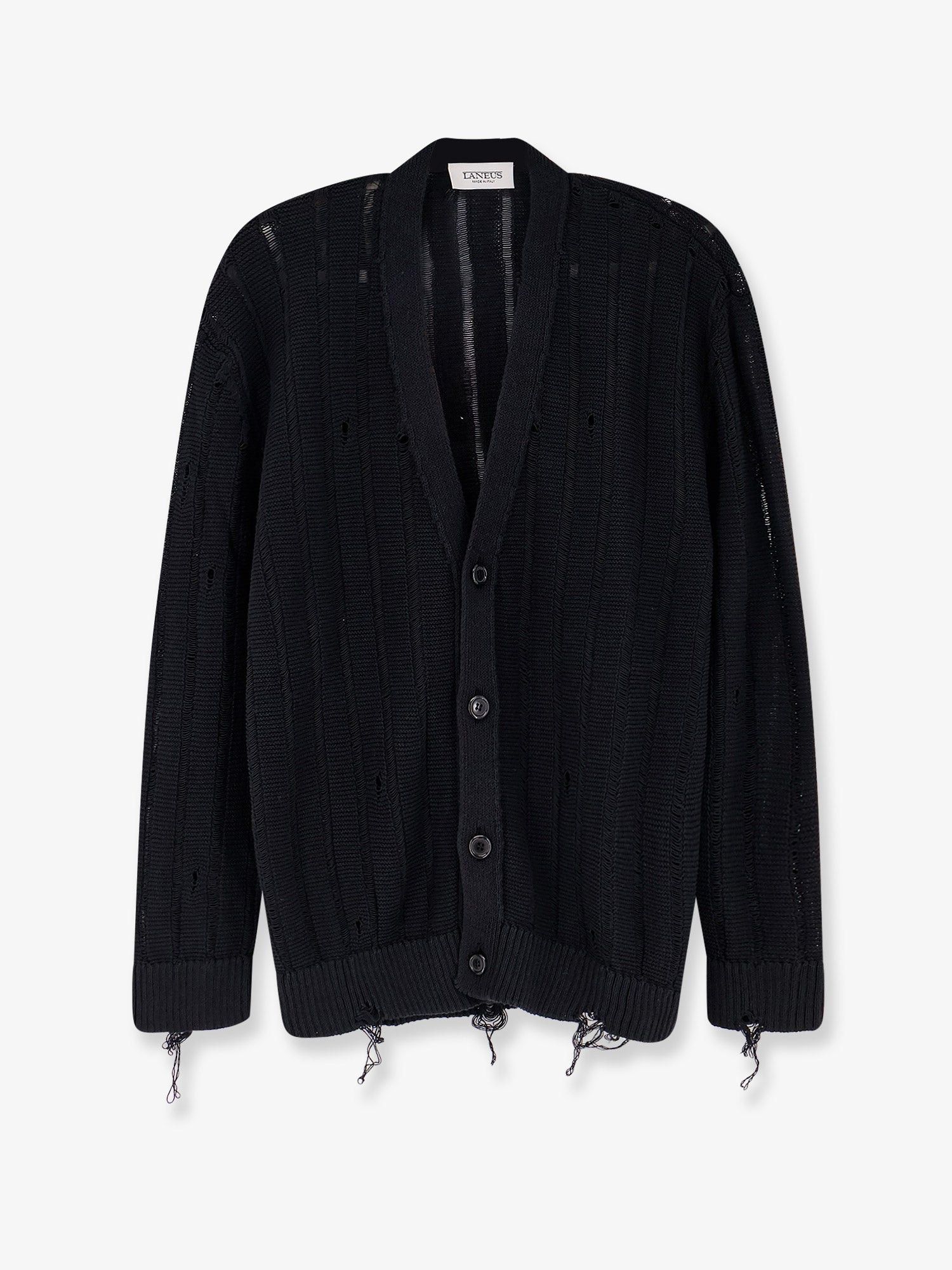 Laneus Laneus Cotton cardigan with destroyed effect Tag Size IT 48 Men - USA Tariffs Included Size US M / EU 48-50 / 2 - 1 Thumbnail