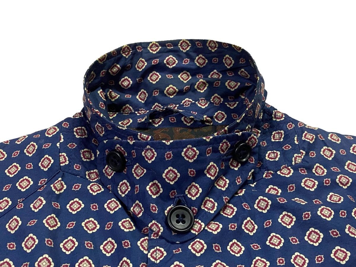 Engineered Garments Engineered Garments Navy Floral Multi-Pocket Jacket/Blazer Size S / US 4 / IT 40 - 14 Thumbnail