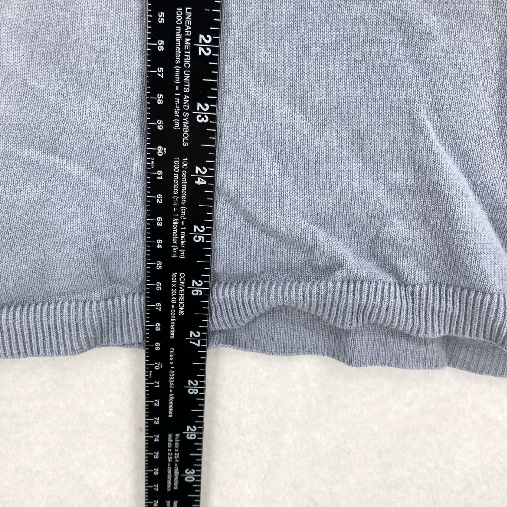 UES Clothing Cuts Clothing Polo Shirt Mens XL Blue Gray Quarter Zip Short Sleeve Golf Shirt Size US XL / EU 56 / 4 - 7 Thumbnail