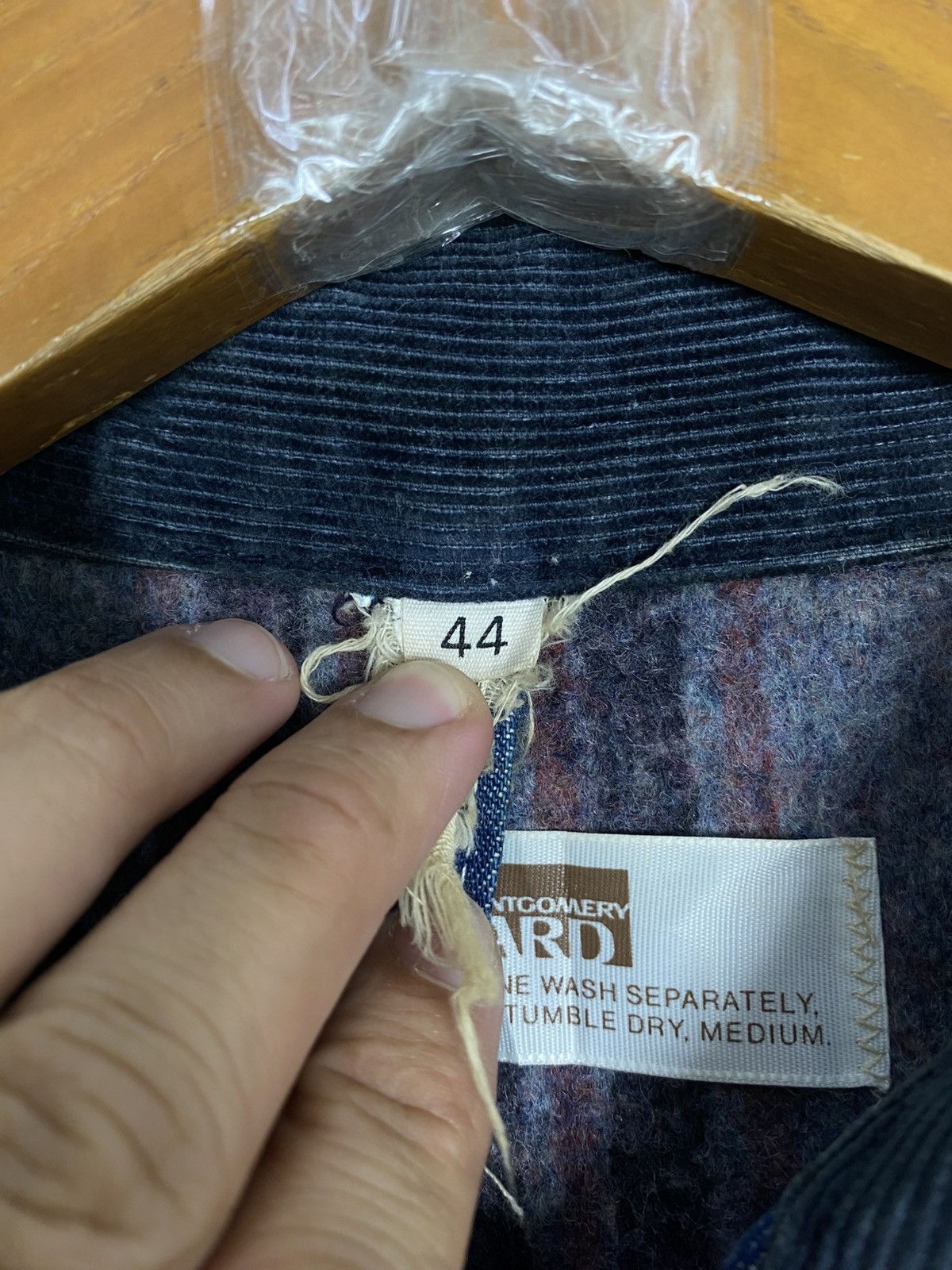 Original Montgomery Rare‼️ Vintage Montgomery Ward Chore Denim Jacket Size US M / EU 48-50 / 2 - 6 Thumbnail