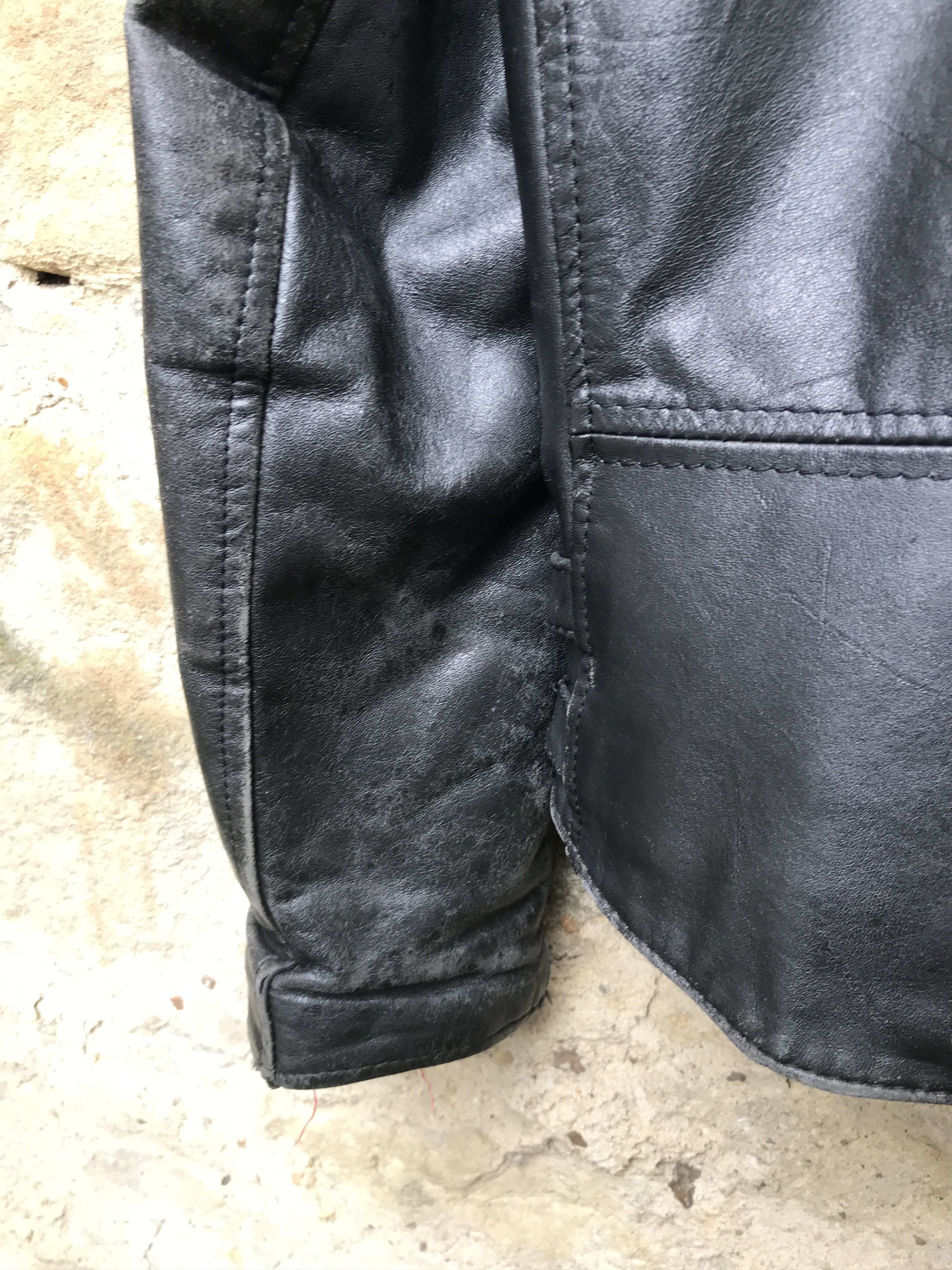 Vintage Rare 80s CAMPRI MANX Leather Biker Jacket PUNK HARDCORE Size US M / EU 48-50 / 2 - 15 Thumbnail