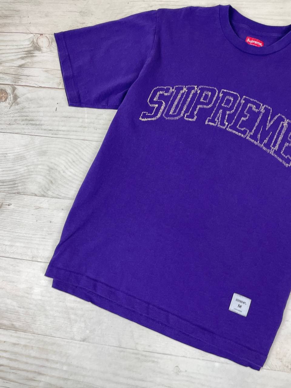 Supreme Supreme Sketch Embroidered Big Logo T Shirt Size US M / EU 48-50 / 2 - 3 Thumbnail