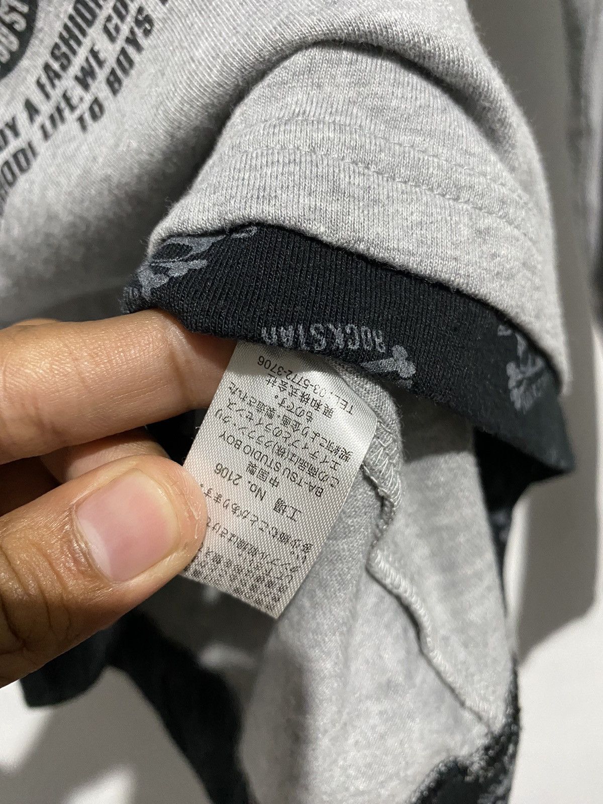 If Six Was Nine × Japanese Brand × Le Grande Bleu (L.G.B.) 2000s ba-tsu studio double layers skull punk hoodie Size US M / EU 48-50 / 2 - 7 Thumbnail