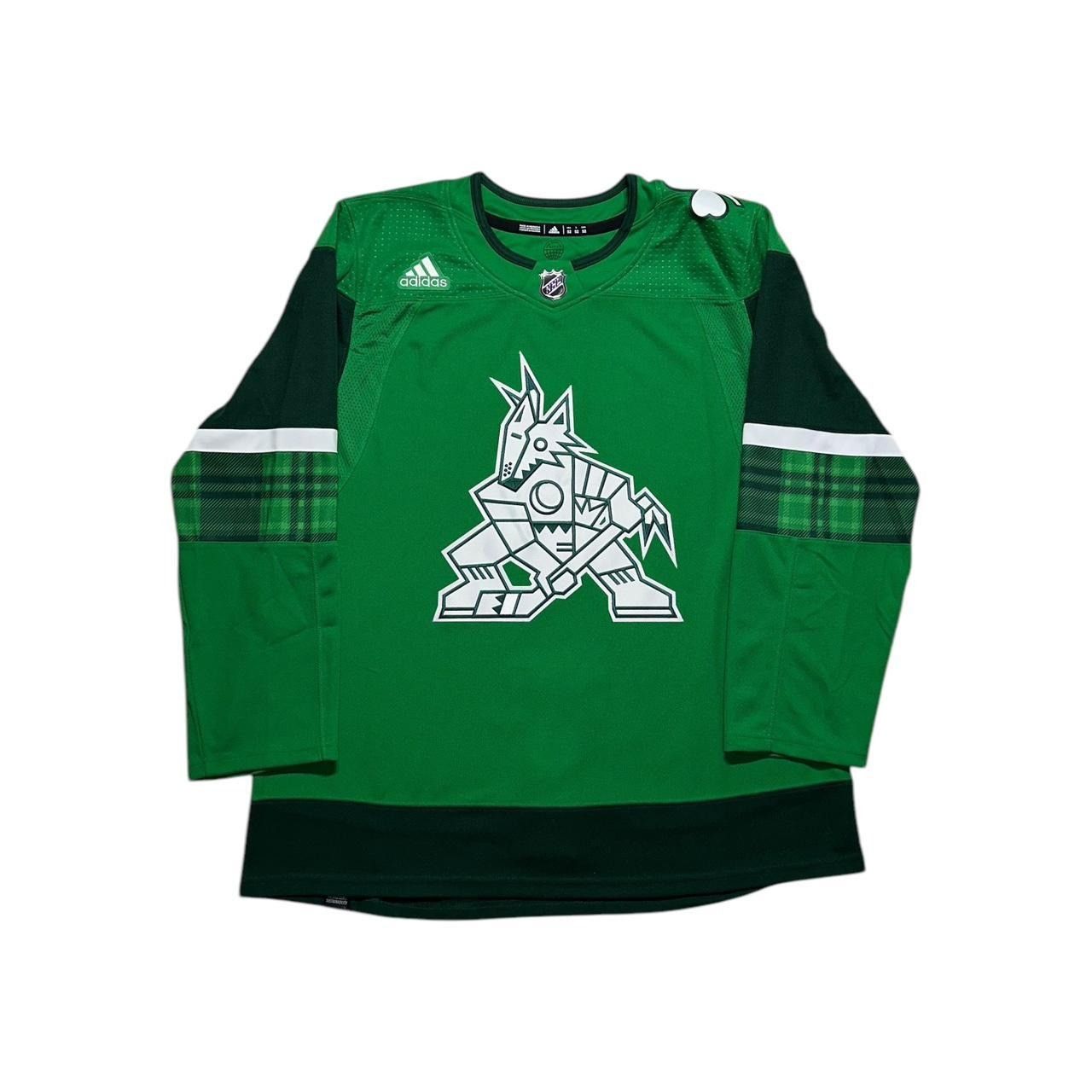 Adidas × NHL Arizona Coyotes St Patricks Day Adidas Hockey Jersey Size US L / EU 52-54 / 3 - 1 Thumbnail