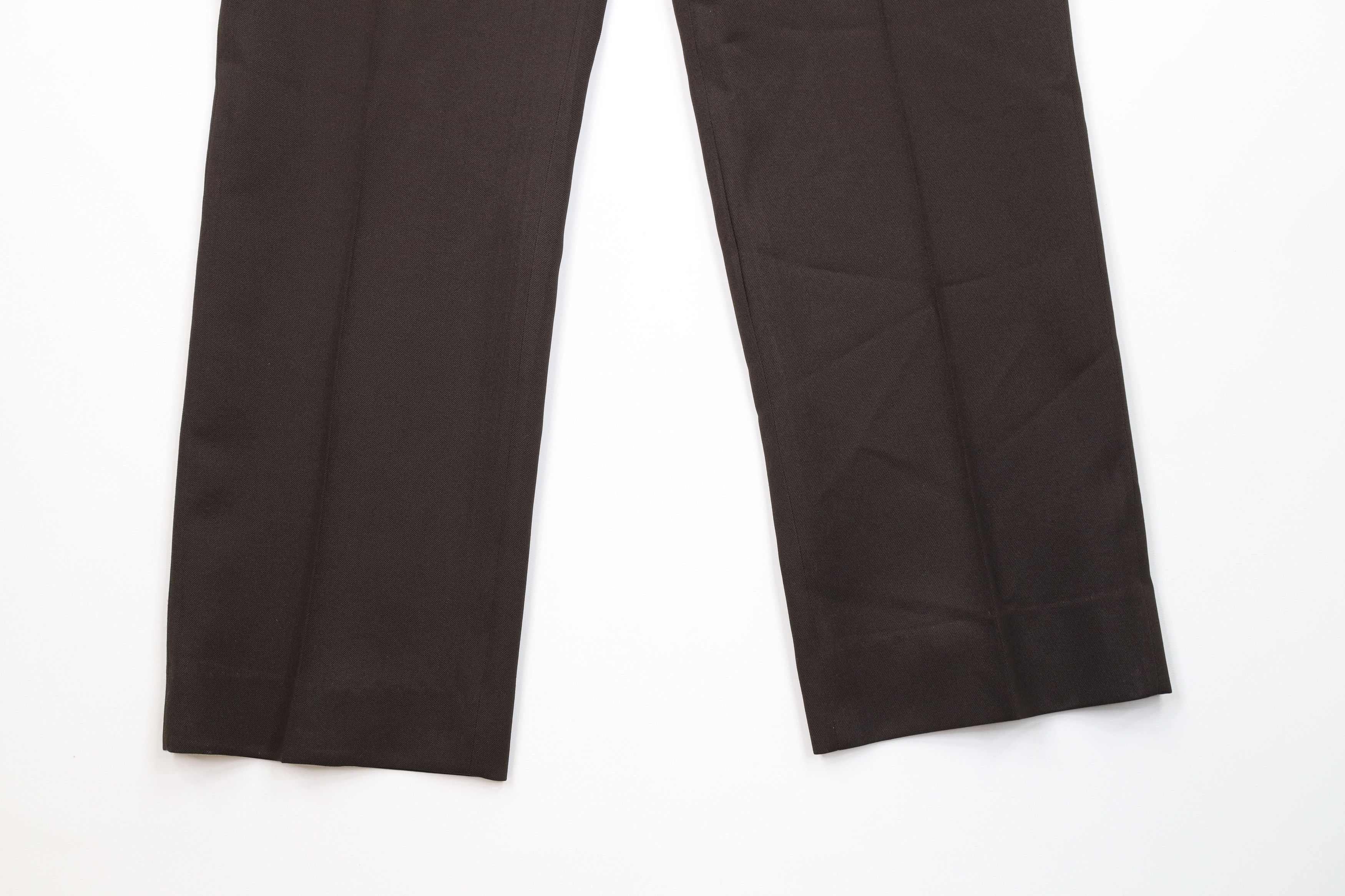 Vintage Vintage 70s Streetwear Flared Wide Leg Chino Pants Brown USA Size US 36 / EU 52 - 4 Thumbnail