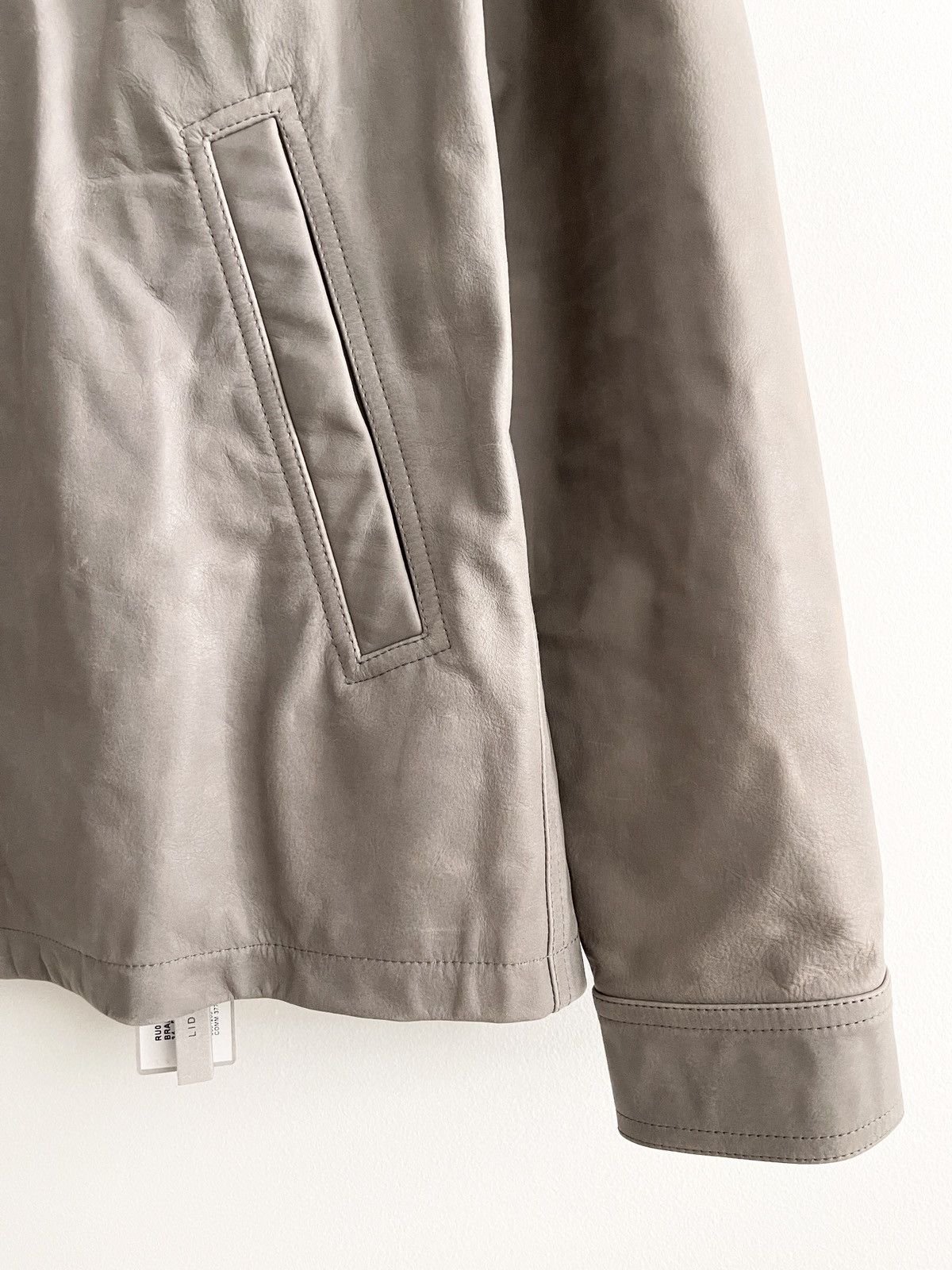 Rick Owens STEAL! SS24 Rick Owens Brad Leather Jacket Size US S / EU 44-46 / 1 - 6 Thumbnail