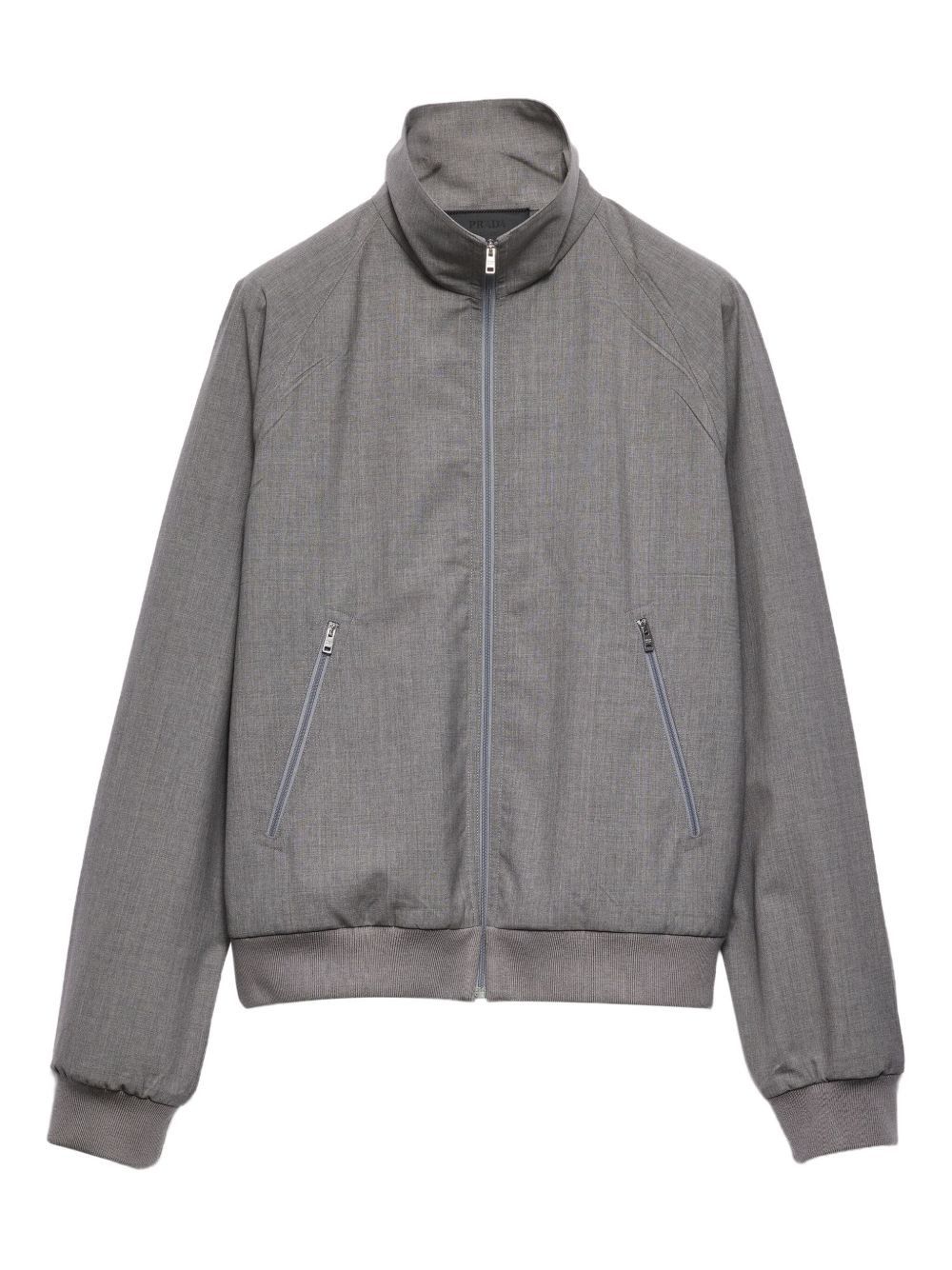 Prada ZIPPED BOUSON JACKET Size US L / EU 52-54 / 3 - 1 Thumbnail