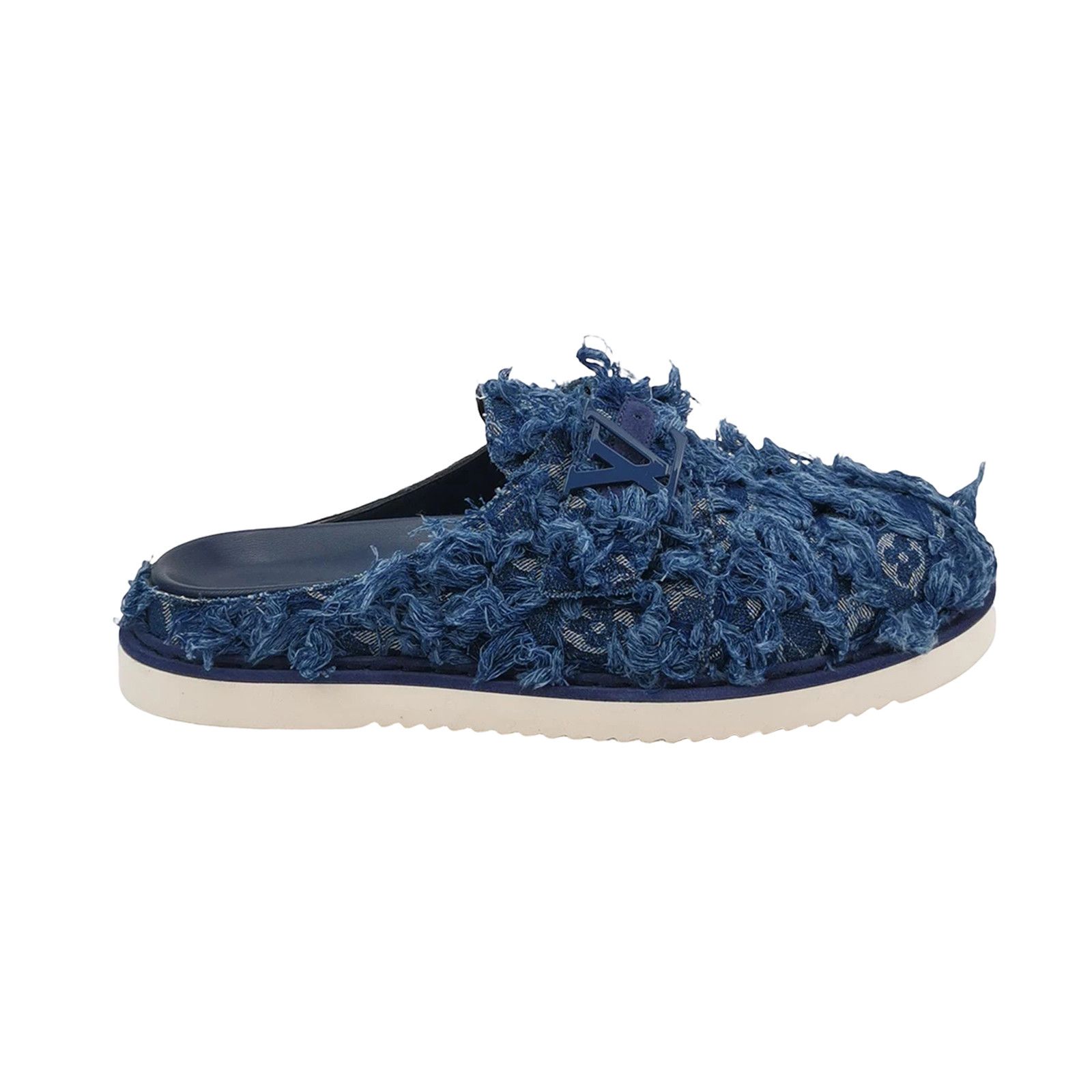 Louis Vuitton Louis Vuitton Easy Distressed Monogram Slides 42.5 Size US 9 / EU 42 - 1 Thumbnail