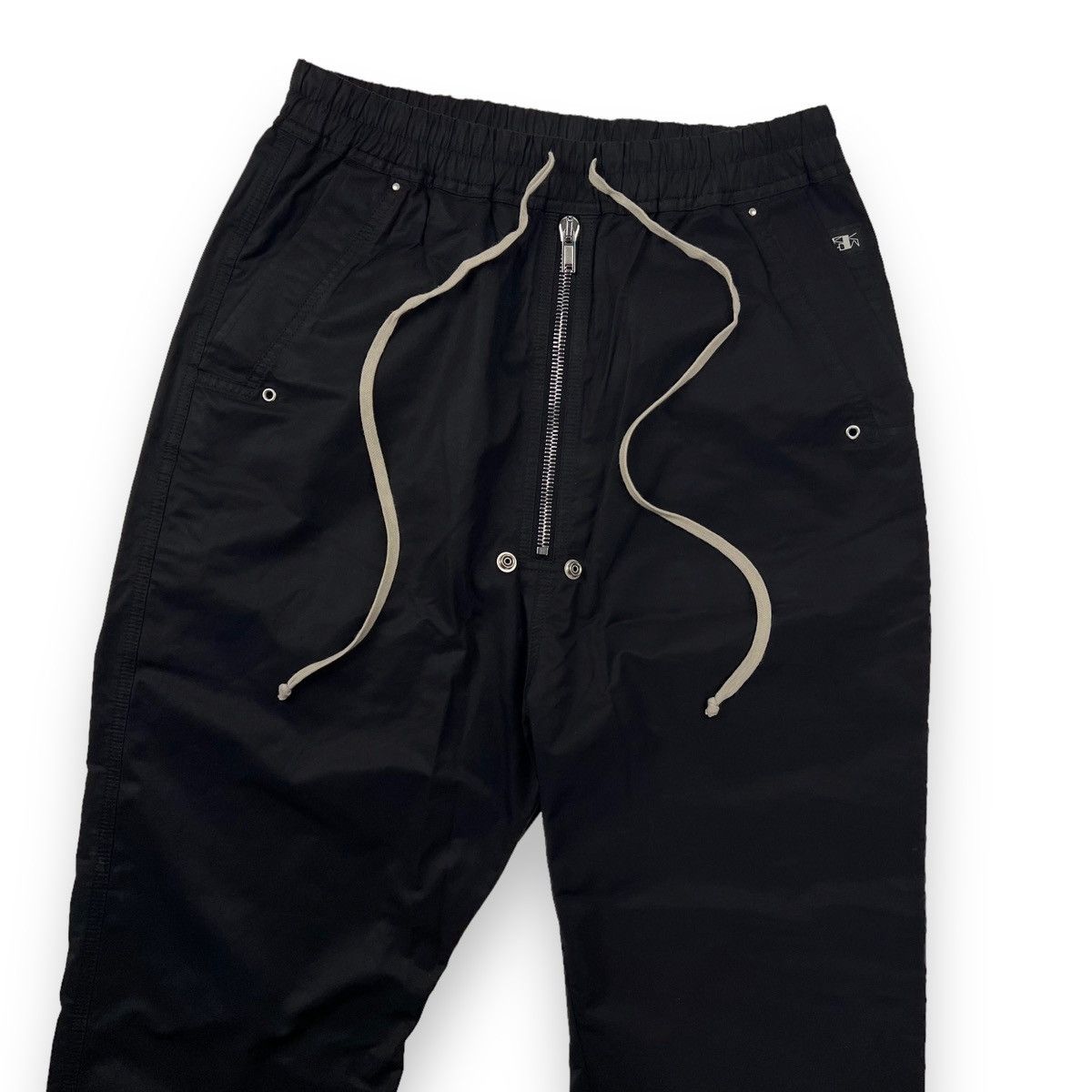 image of Rick Owens Drkshdw Woven Bela Trousers in Black, Men's (Size 34)