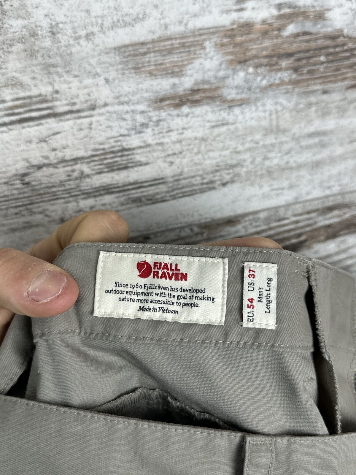 Fjallraven Mens Vintage FjallRaven g1000 cargo pants waxed Carl trouser Size US 36 / EU 52 - 12 Thumbnail