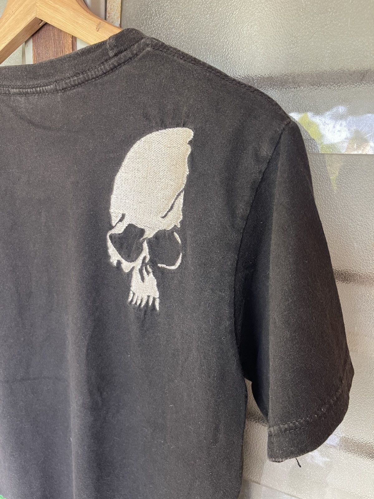 Human With Attitude Vintage Attitude Embroided Skull Japan Shirt Tee Size US M / EU 48-50 / 2 - 6 Thumbnail