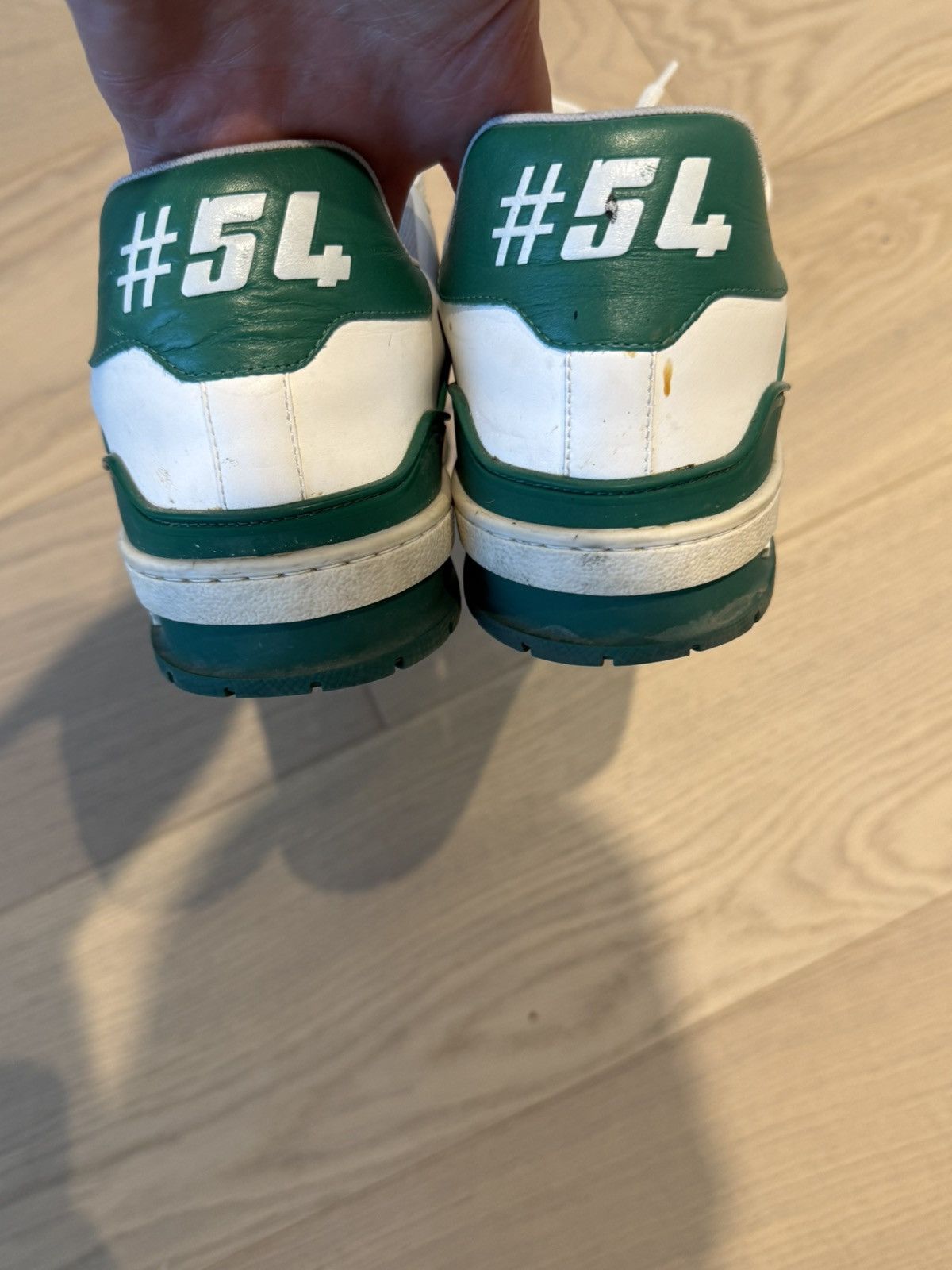 Louis Vuitton Louis Vuitton Virgil Abloh Green Trainer Size US 10.5 / EU 43-44 - 3 Thumbnail
