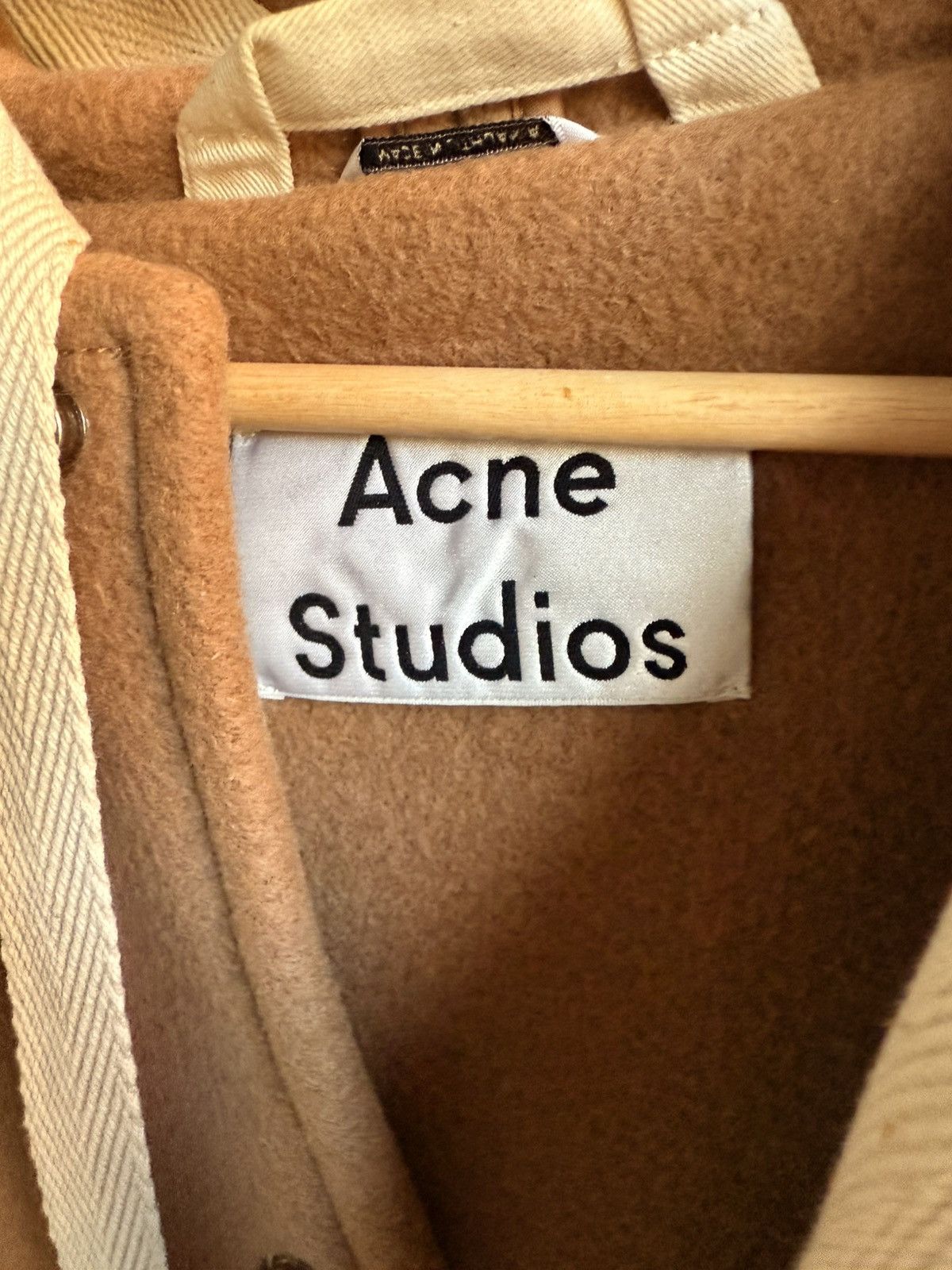 Acne Studios Acne Studios Duffle Coat in Tan Size US S / EU 44-46 / 1 - 4 Thumbnail