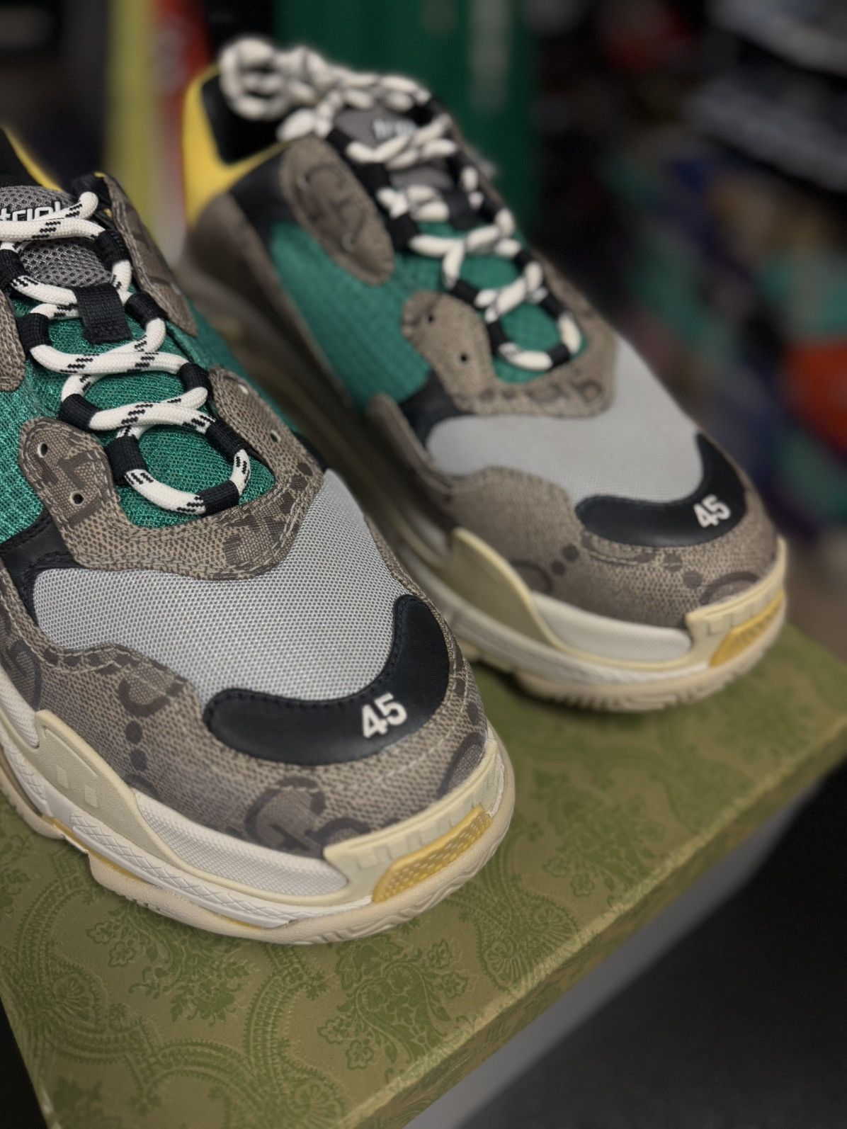Balenciaga × Gucci 45EU/12US Gucci Balenciaga Triple S The Hacker Project Size US 12 / EU 45 - 7 Thumbnail