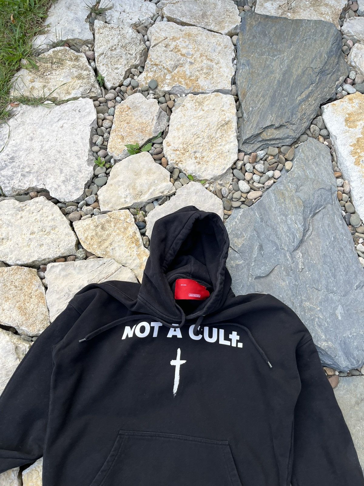 Band Tees × Designer Saint JHN Not A Cult hoodie cross y2k Christian Sex Club Size US L / EU 52-54 / 3 - 10 Thumbnail