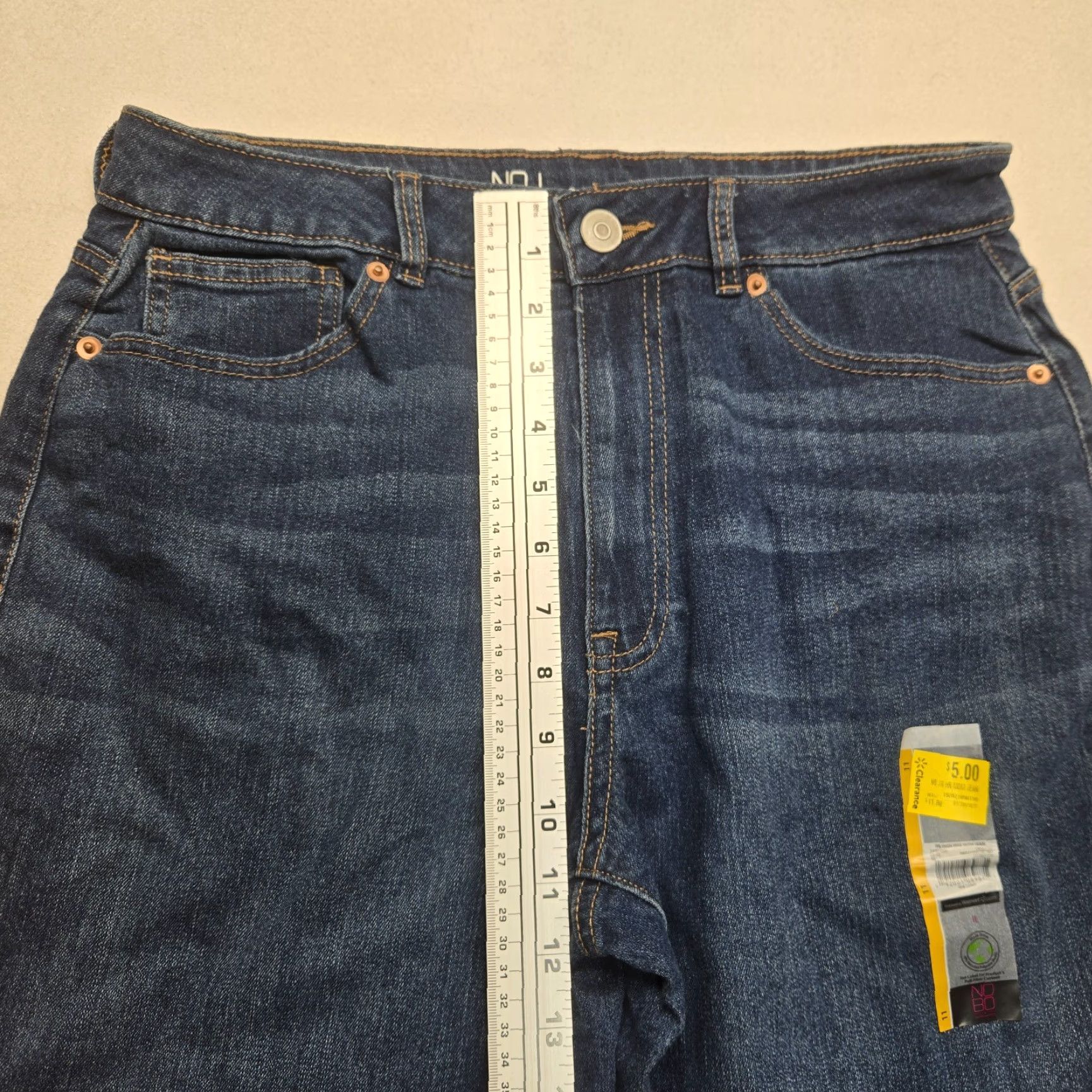 Vintage No Boundaries Jeans Denim Pants Adult Women's Size 11 Dark Wash Womens Size 32" / US 10 / IT 46 - 5 Thumbnail