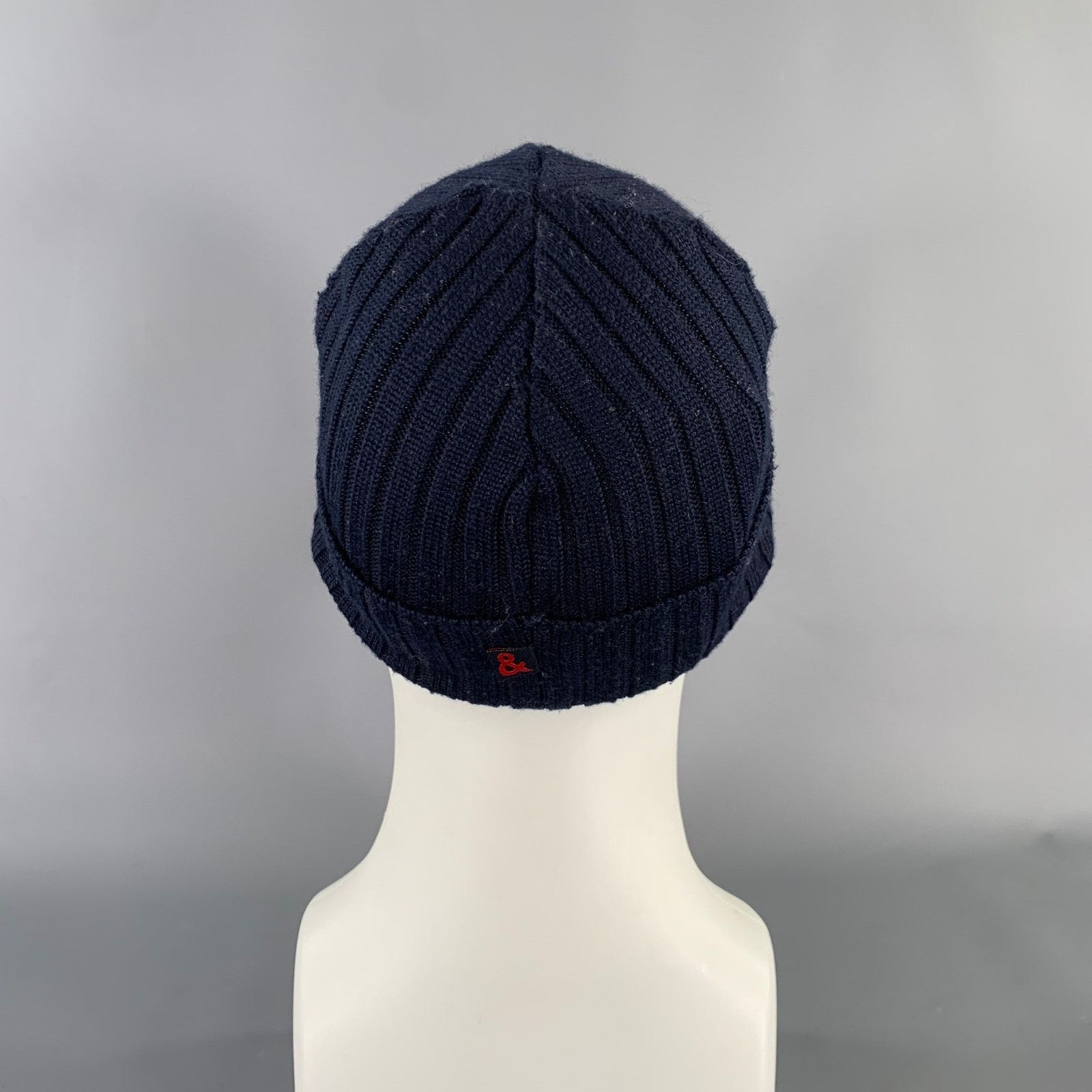 Dolce & Gabbana DOLCE & GABBANA Size XS Navy Wool Hats Size ONE SIZE - 2 Thumbnail