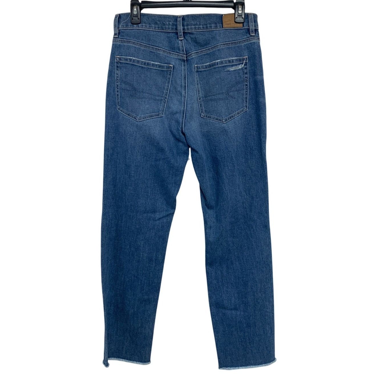 American Eagle Outfitters New American Eagle Womens Size 6 Stovepipe Denim Blue Jeans Size 28" / US 6 / IT 42 - 3 Thumbnail