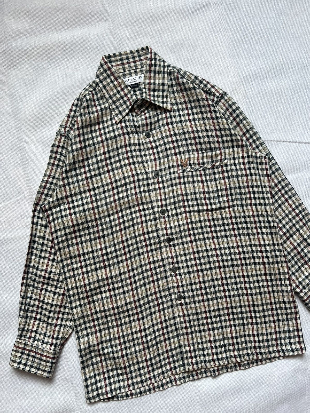 Lyle & Scott Lyle & Scott Tierra Check Print Casual Shirt Flannel Size US M / EU 48-50 / 2 - 3 Thumbnail