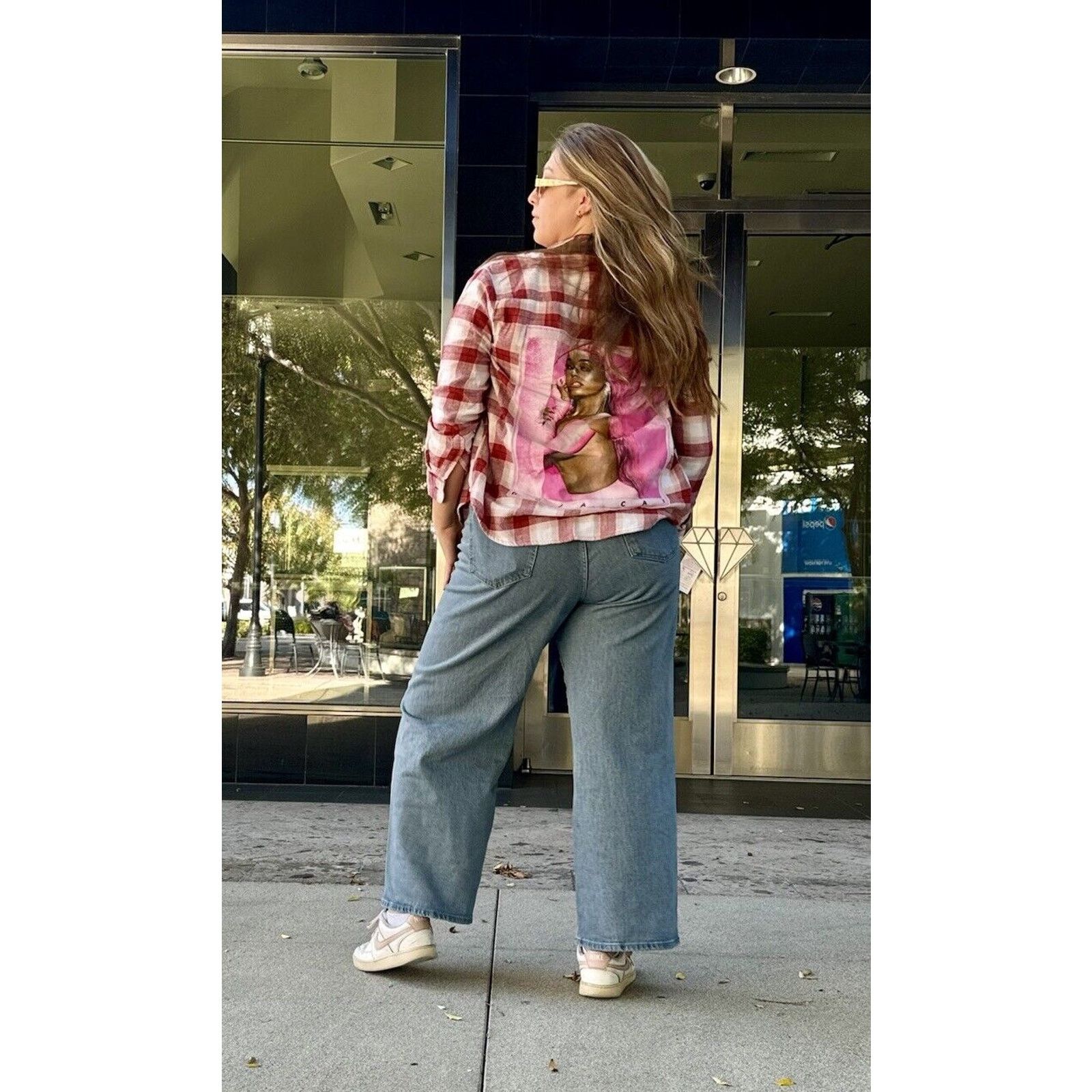 Other DOJA CAT Plaid Flannel Retro Rap Hip Hop Plaid Flannel Shirt Size L / US 10 / IT 46 - 1 Thumbnail
