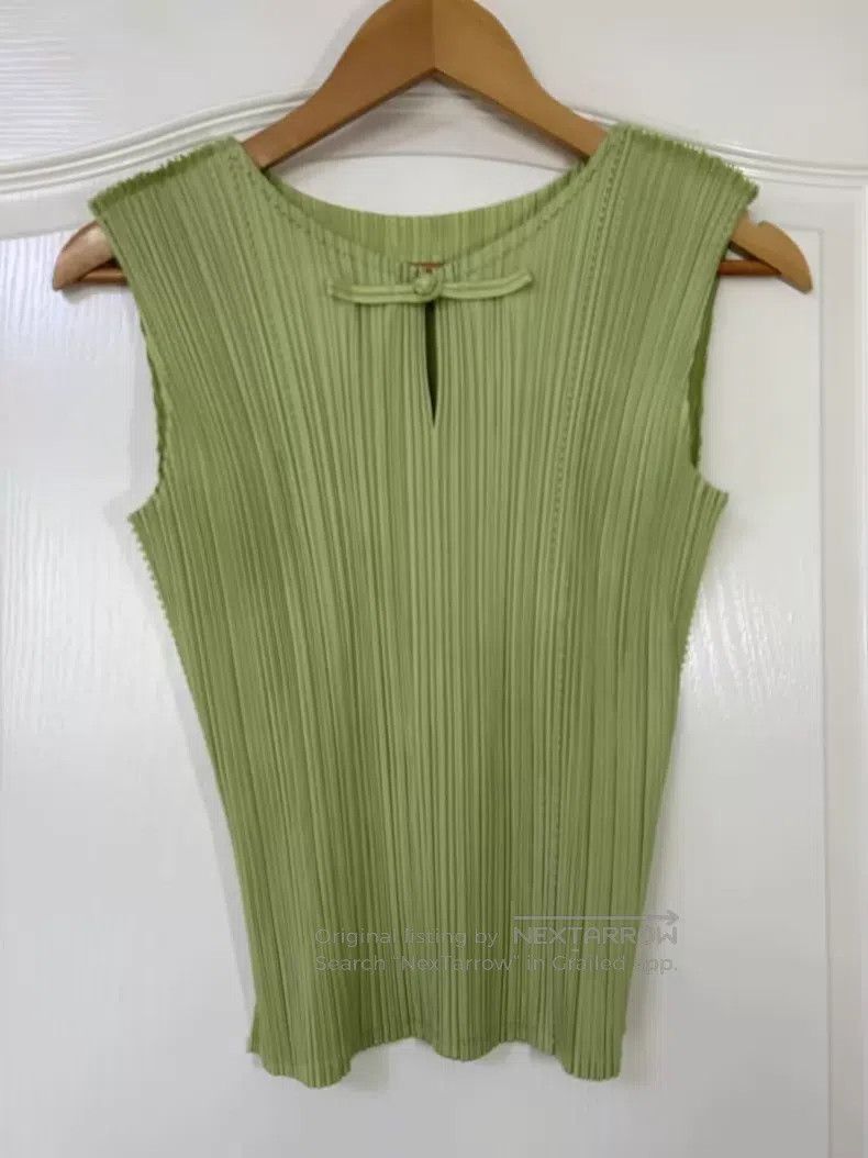 Issey Miyake Issey Miyake Green Vest Size L / US 10 / IT 46 - 1 Thumbnail