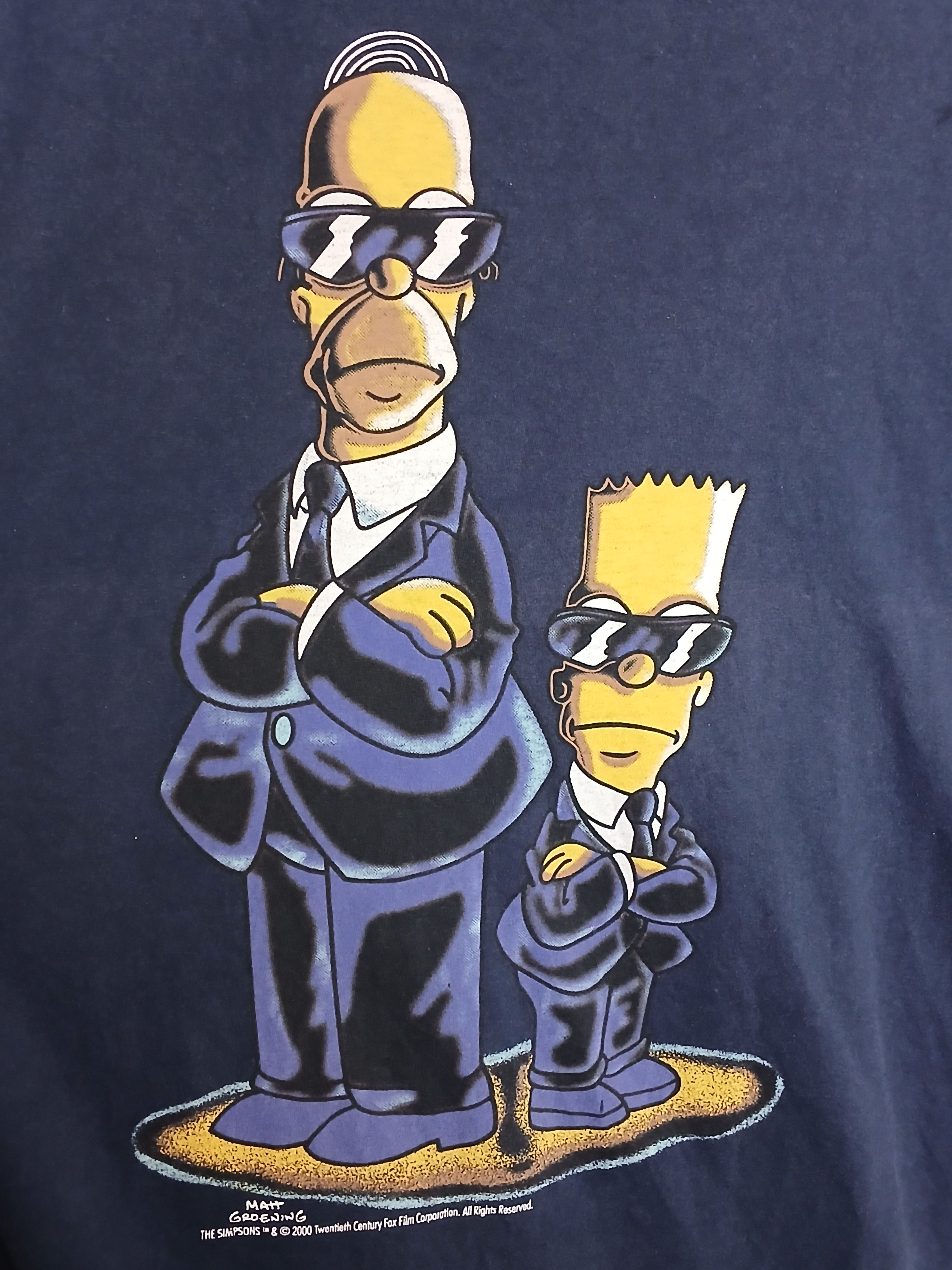 Cartoon Network × The Simpsons × Vintage Vintage 2000 The Simpsons T-Shirt Size US XXL / EU 58 / 5 - 3 Thumbnail