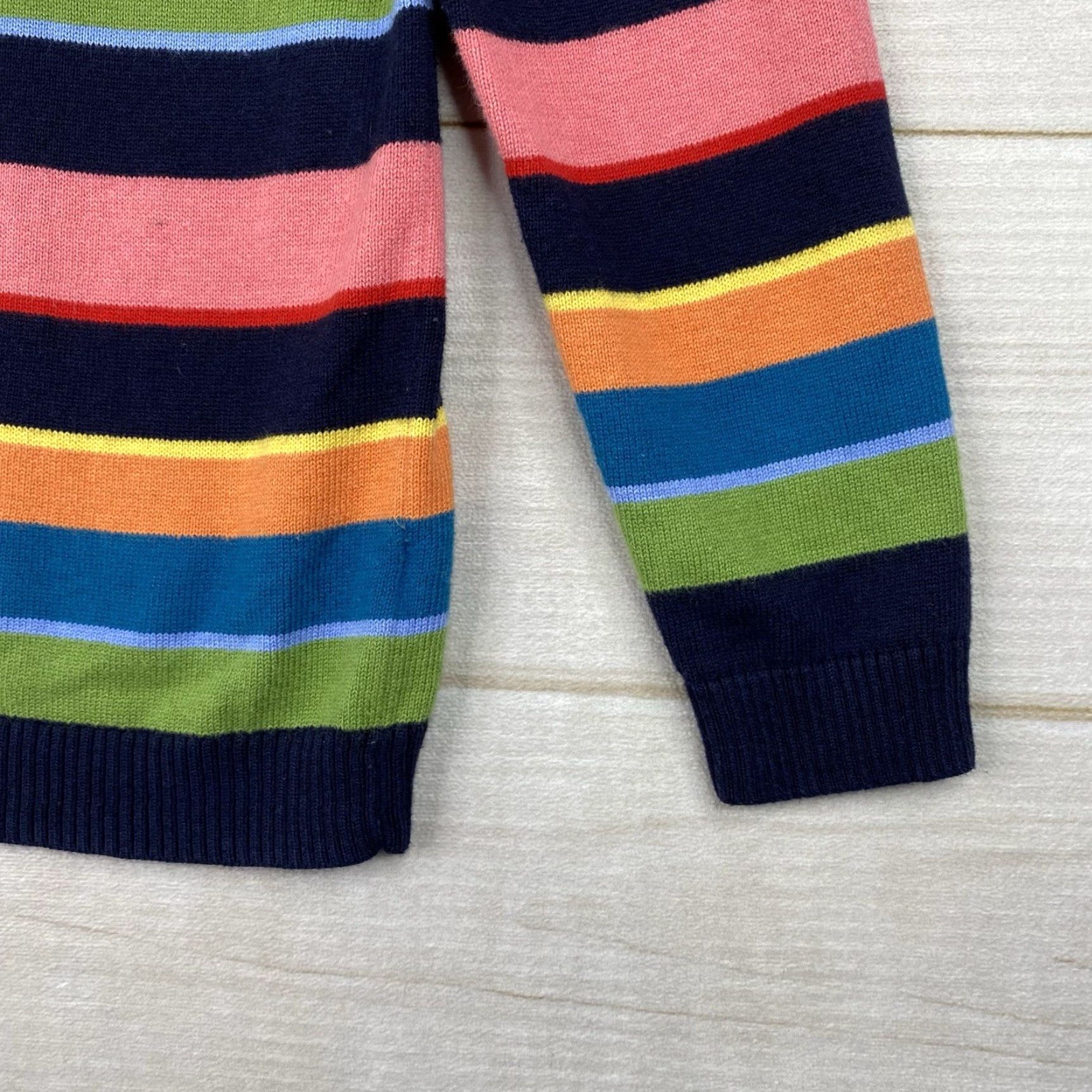 Talbots Talbots Rainbow Striped Sweater Womens M Colorful Pullover Crew Neck Casual Preppy Multicolor Stripes 2000s Rainbow Womens M Size M / US 6-8 / IT 42-44 - 2 Thumbnail