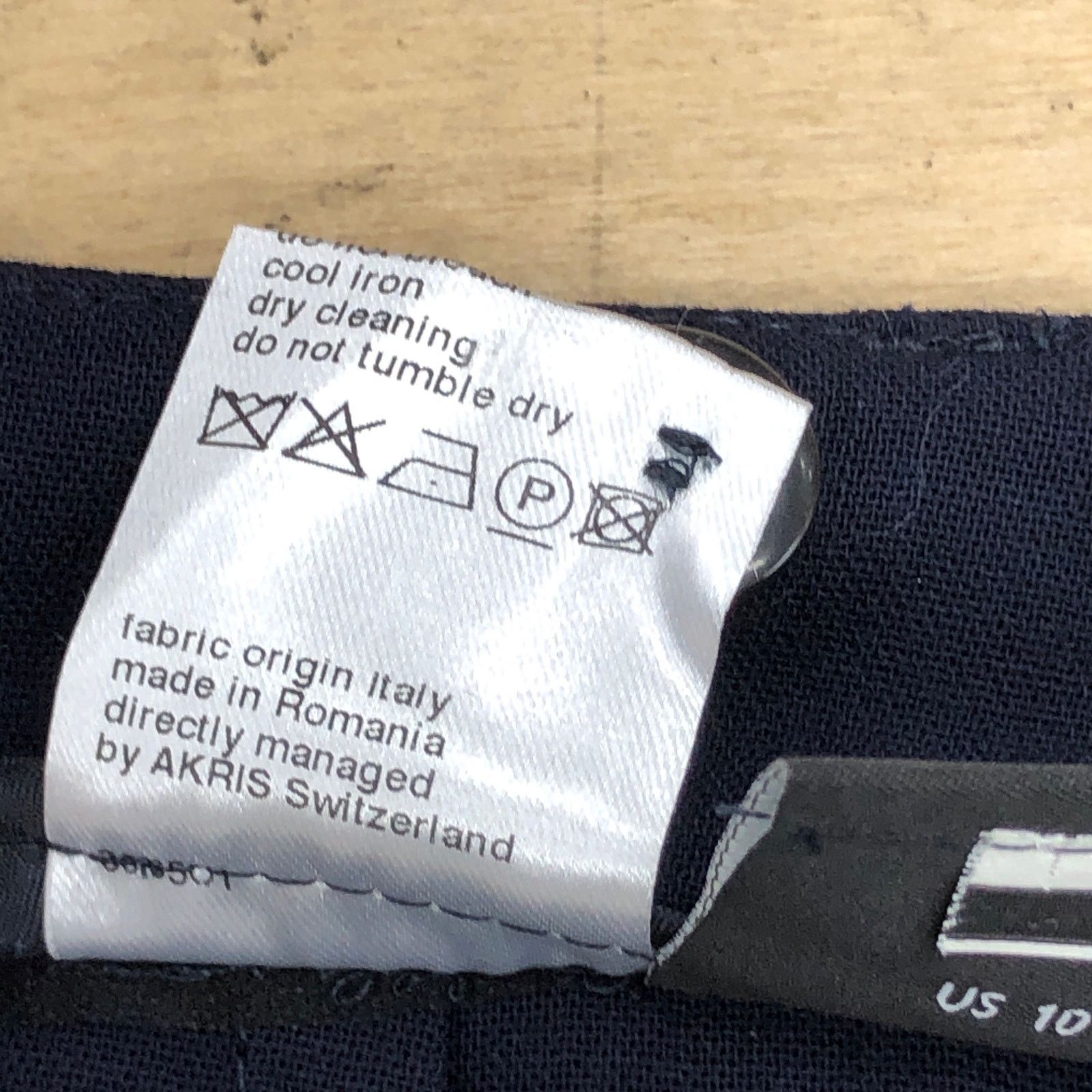 Akris Akris Size 10 Pants Melvin Navy Blue Double Faced Wool NEW Size 32" / US 10 / IT 46 - 10 Thumbnail