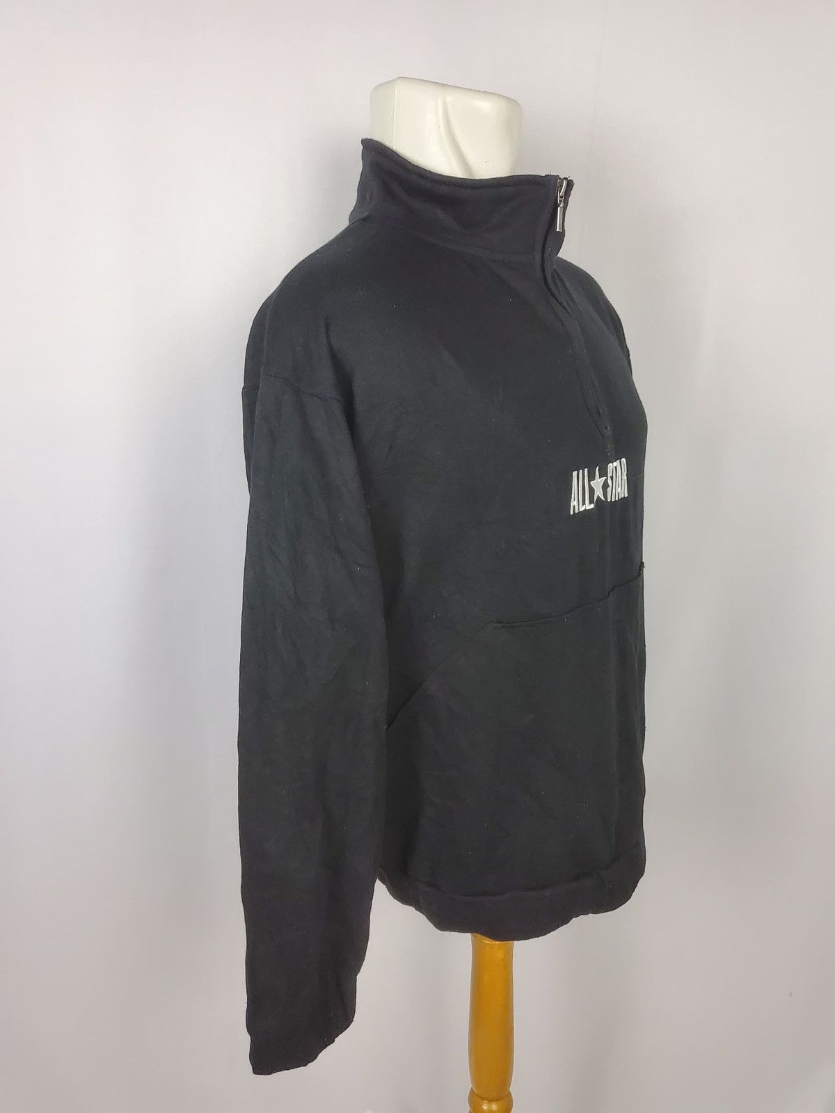 Converse × Vintage 90's CONVERSE ALL STAR ZIPPER JACKET Size US L / EU 52-54 / 3 - 2 Thumbnail