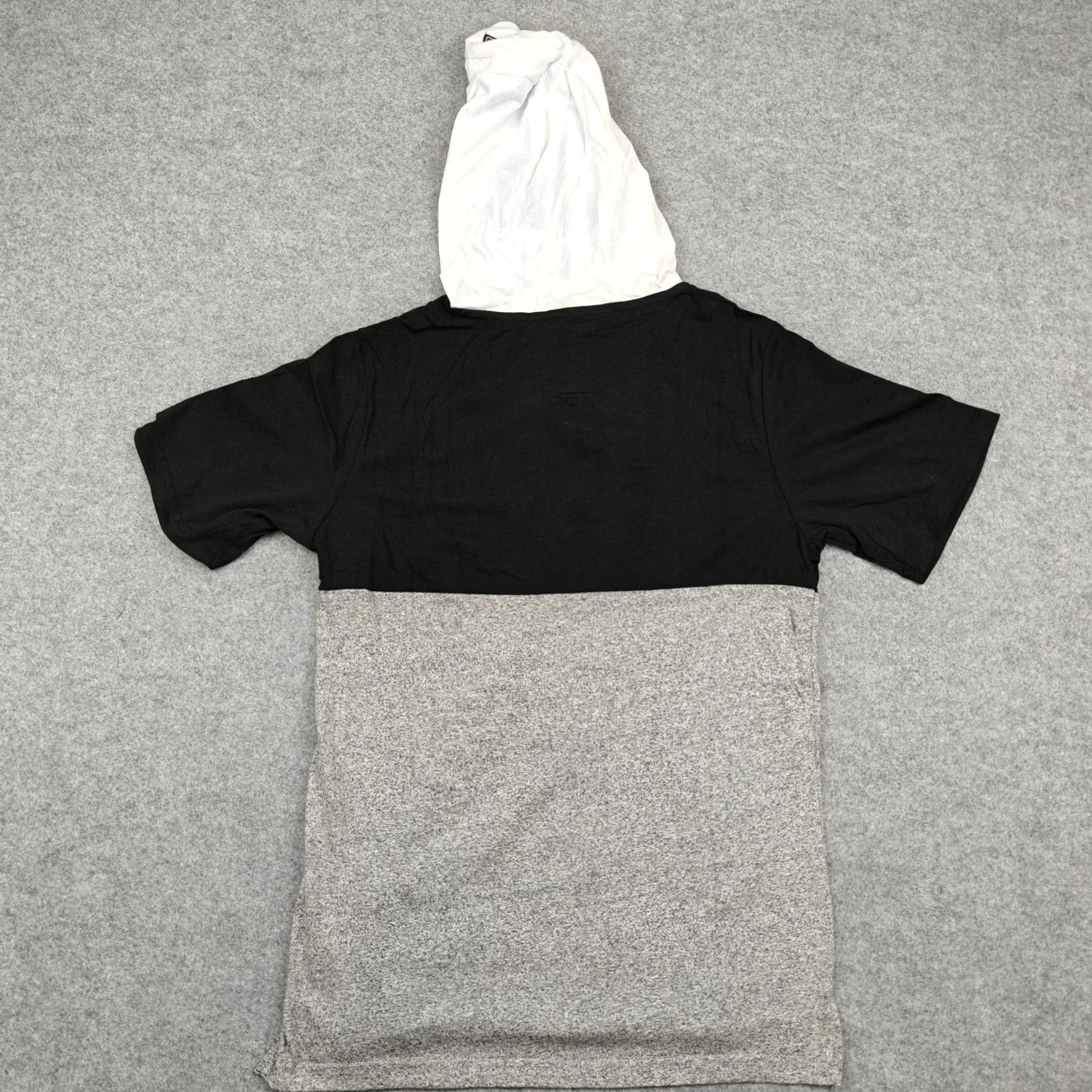 Ecko Unltd. Ecko Unltd Hooded Shirt Mens Small Grey Marled Rhino Graphic Tee Colorblock New Size US S / EU 44-46 / 1 - 7 Thumbnail