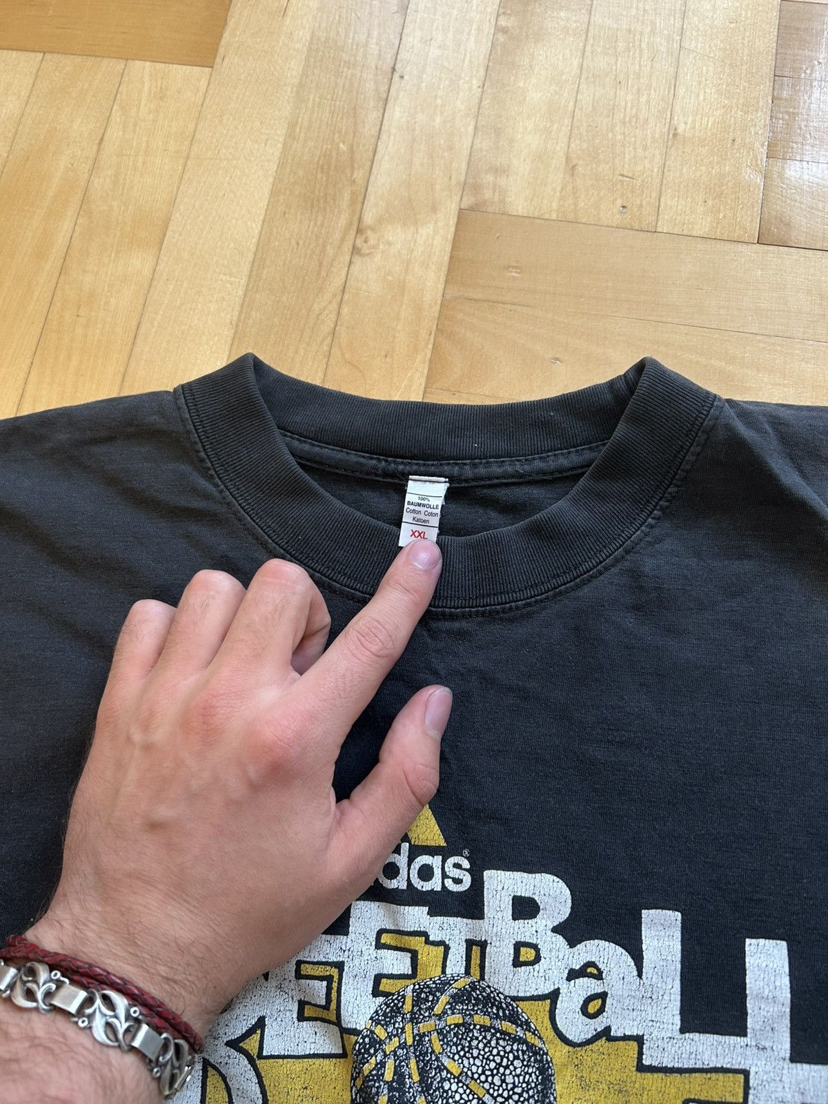 Adidas Vintage Adidas Streetball Challenge 1998 Faded Tee XXL Size US XXL / EU 58 / 5 - 4 Thumbnail