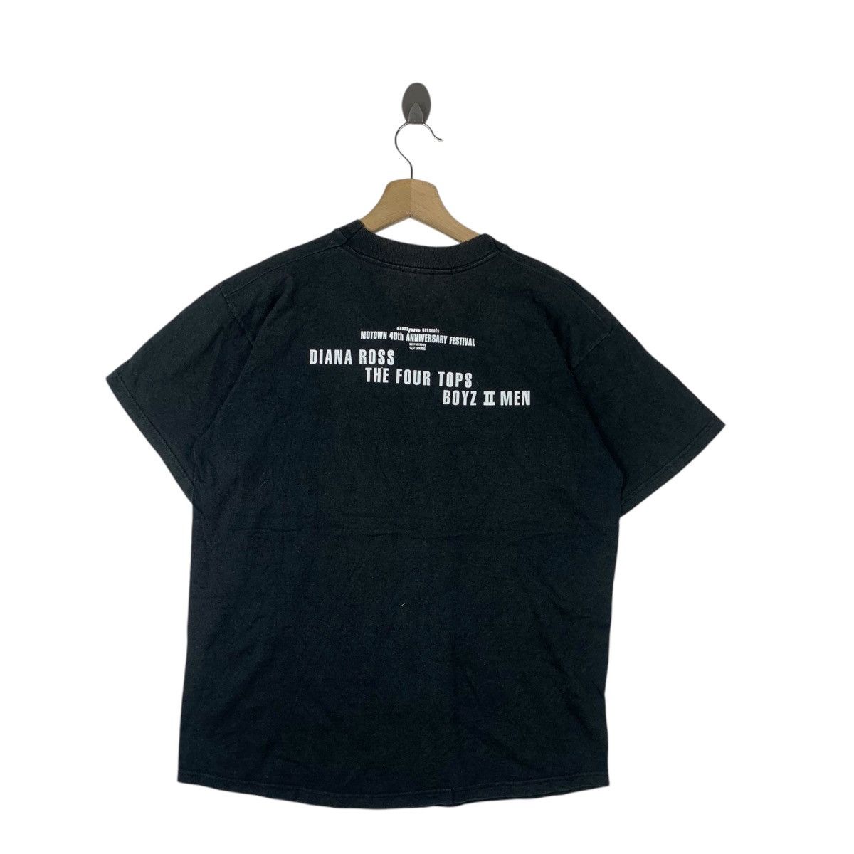Band Tees Vintage 1998 MOTOWN 40th Festival Diana Ross Tee Shirt Size US L / EU 52-54 / 3 - 4 Thumbnail