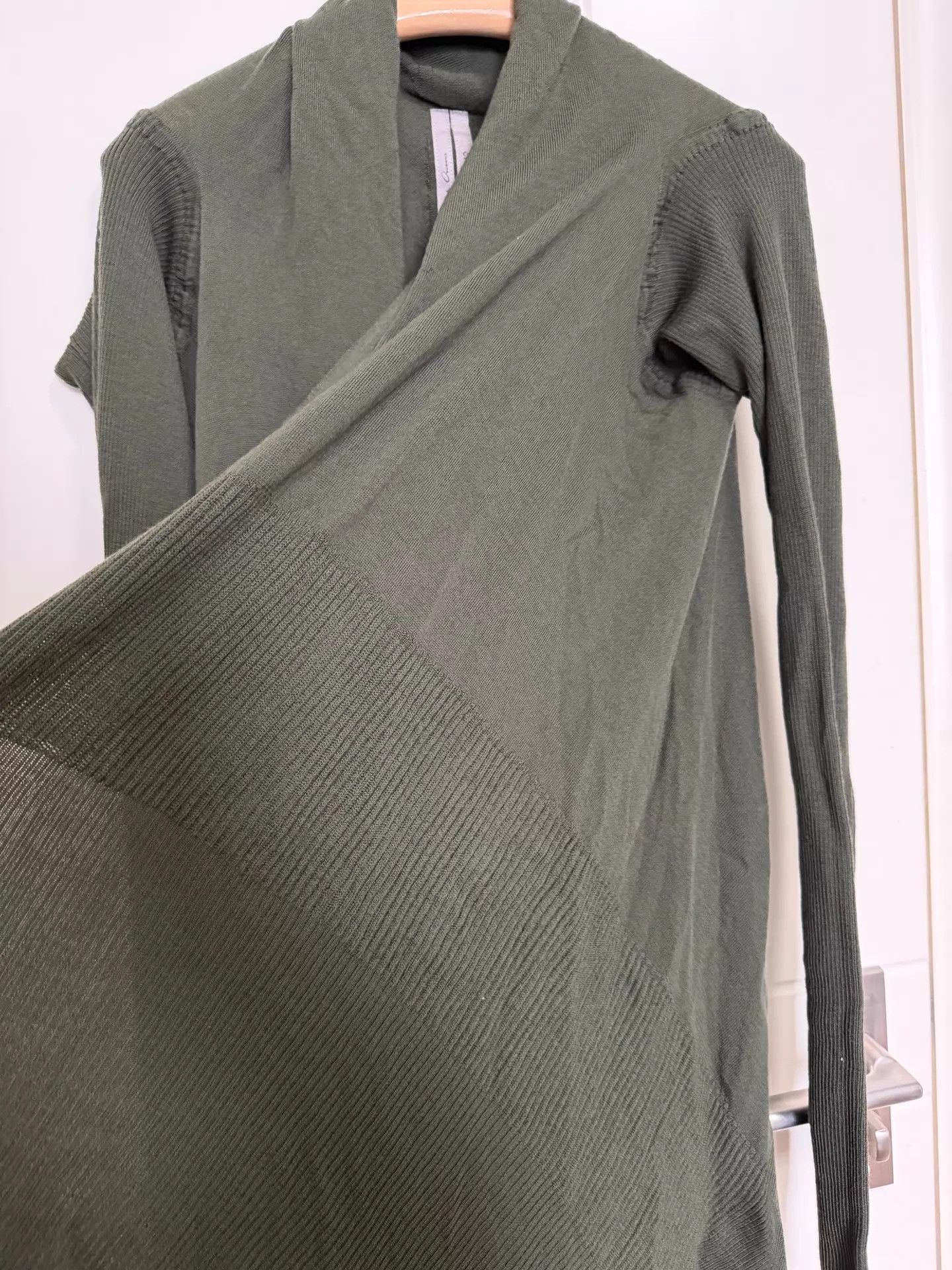Rick Owens Rick Owens Classic Cardigan Forest Green XS NWOT Size US XS / EU 42 / 0 - 5 Thumbnail