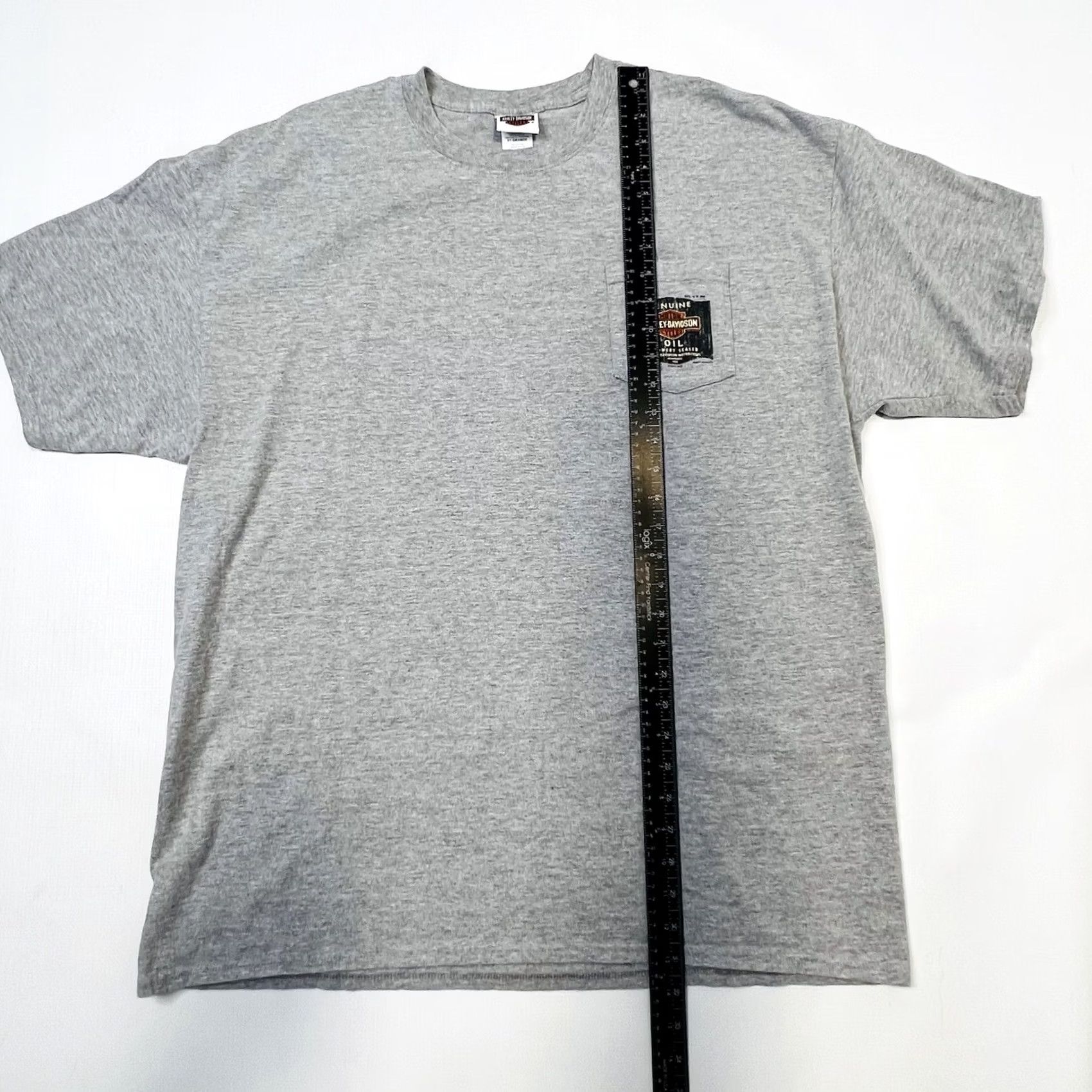 Vintage Harley Davidson Cave Creek Arizona T Shirt 2XL Gray Cotton Polyester Crew Neck Short Sleeve Graphic Tee Mens Size US XXL / EU 58 / 5 - 3 Thumbnail