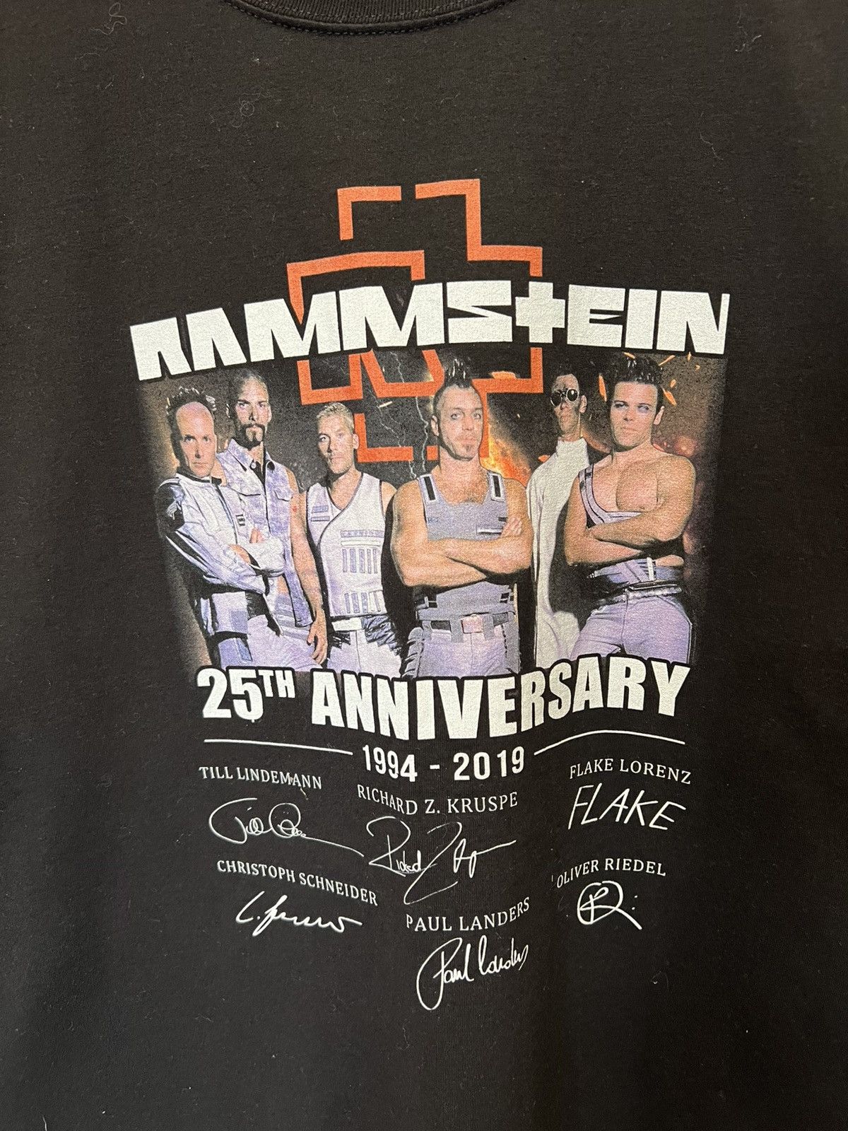 Band Tees Rammstein 2019 T Shirt Black Tee Band Rock Heavy Metal Size US XL / EU 56 / 4 - 2 Thumbnail