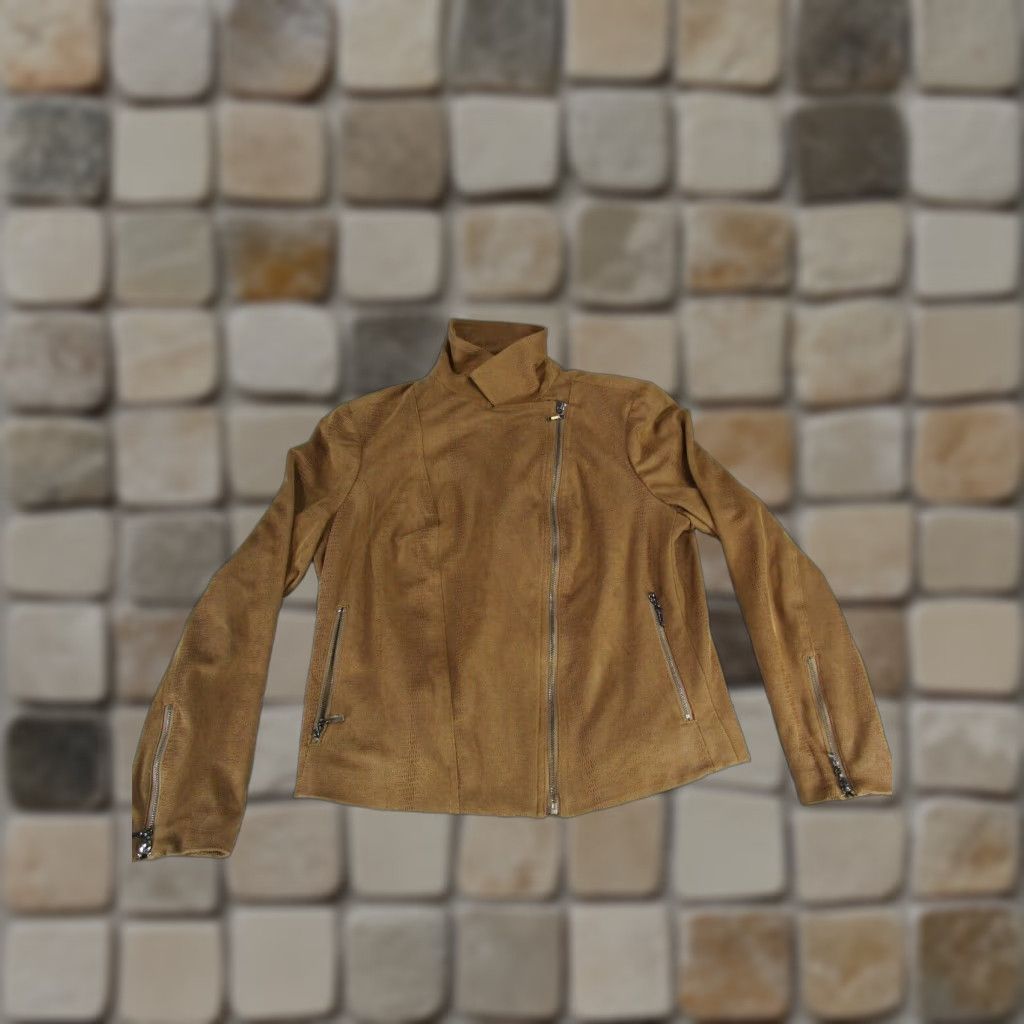 Vintage Chicos Jacket Womens M Brown Regular Jacket - Chico's Clothing Ladies Medium Brown Basic Jacket Women Size M / US 6-8 / IT 42-44 - 1 Thumbnail