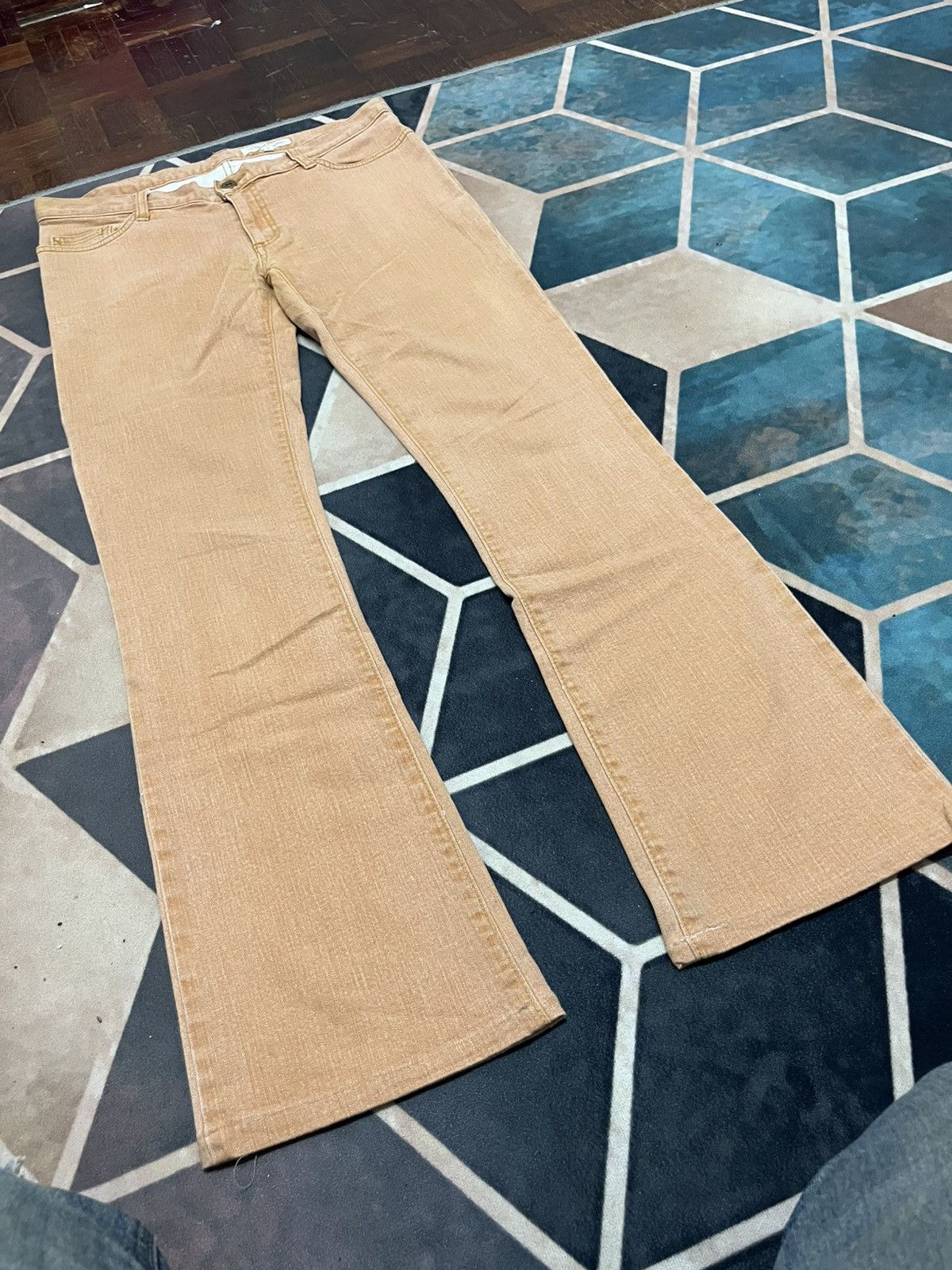 Norma Kamali Norma Kamali FLARE Denim Jeans Size 32" / US 10 / IT 46 - 4 Thumbnail