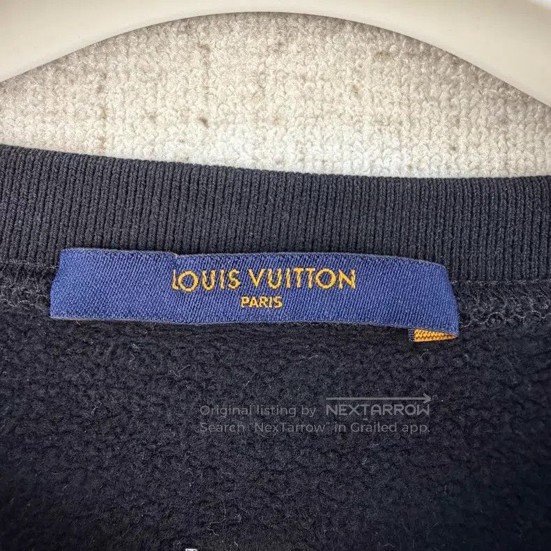 Louis Vuitton Louis Vuitton Back Instruction Long Sleeve Sweatshirt Size US XXL / EU 58 / 5 - 4 Thumbnail
