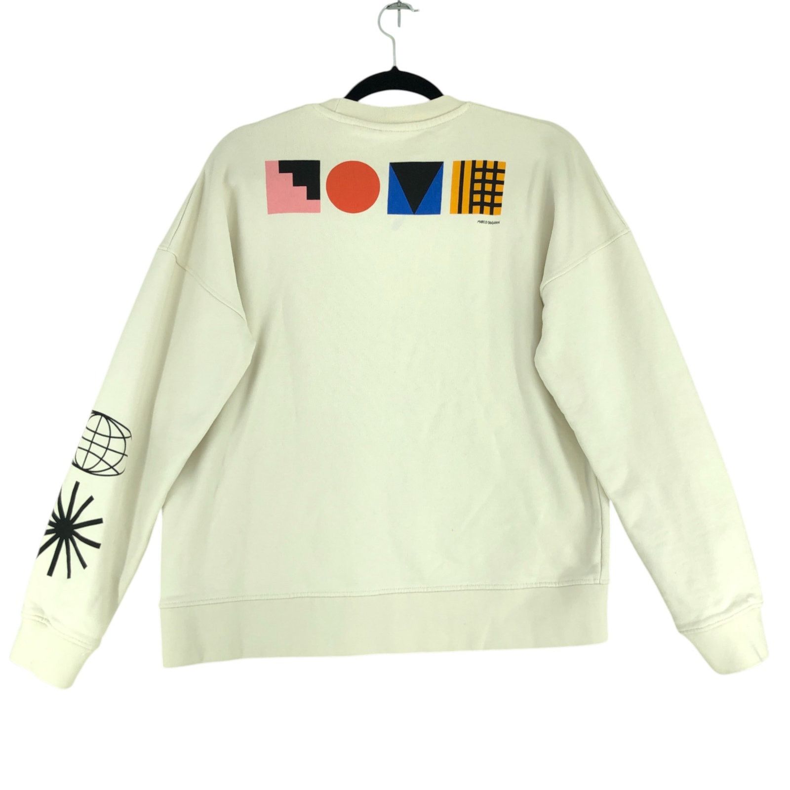 Zara Zara x Marco Oggian Size M Sweatshirt Beige *TINY FLAW Size US M / EU 48-50 / 2 - 9 Thumbnail