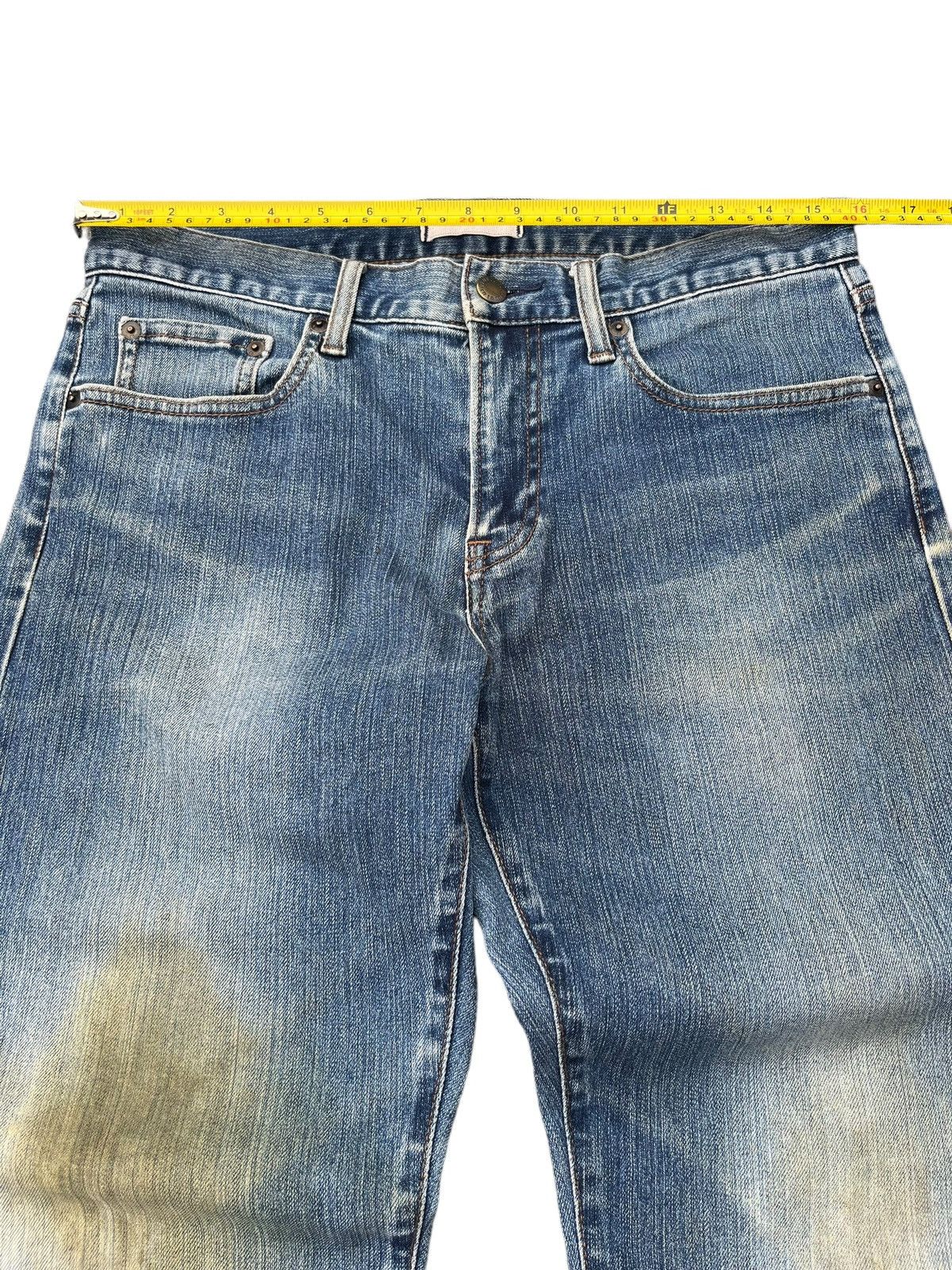 Undercover × Uniqlo Vintage Japanese Brand Dirty Mud Washed Classic Leg Jeans Size US 32 / EU 48 - 9 Thumbnail