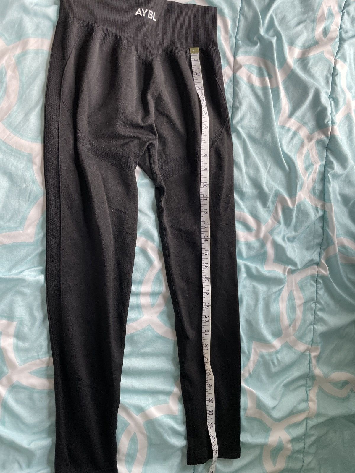 Other AYBL Shape-wear Black Gym Leggings Size 30" / US 8 / IT 44 - 2 Thumbnail