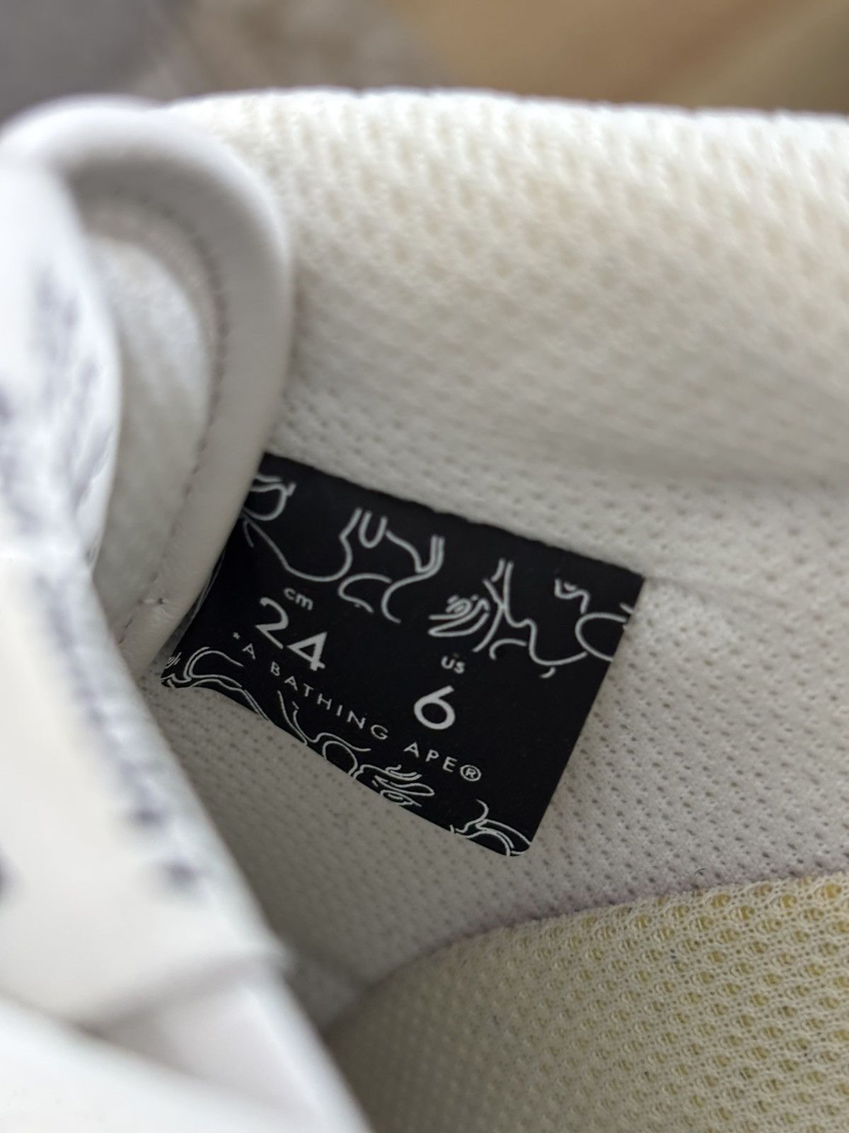 Bape A Bathing Ape Bape SK8 Sta White Silver Size US 6 / EU 39 - 11 Thumbnail