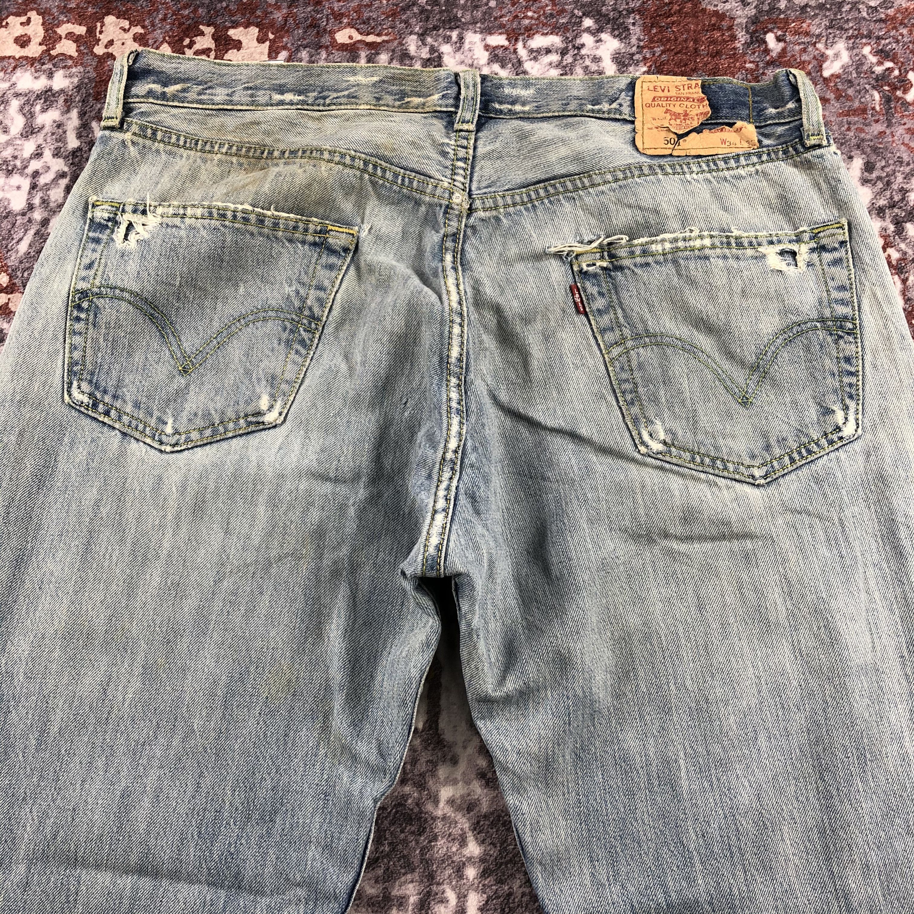 Levi's × Vintage Vintage Levis 501 Jeans-JM2233 Size US 36 / EU 52 - 5 Thumbnail