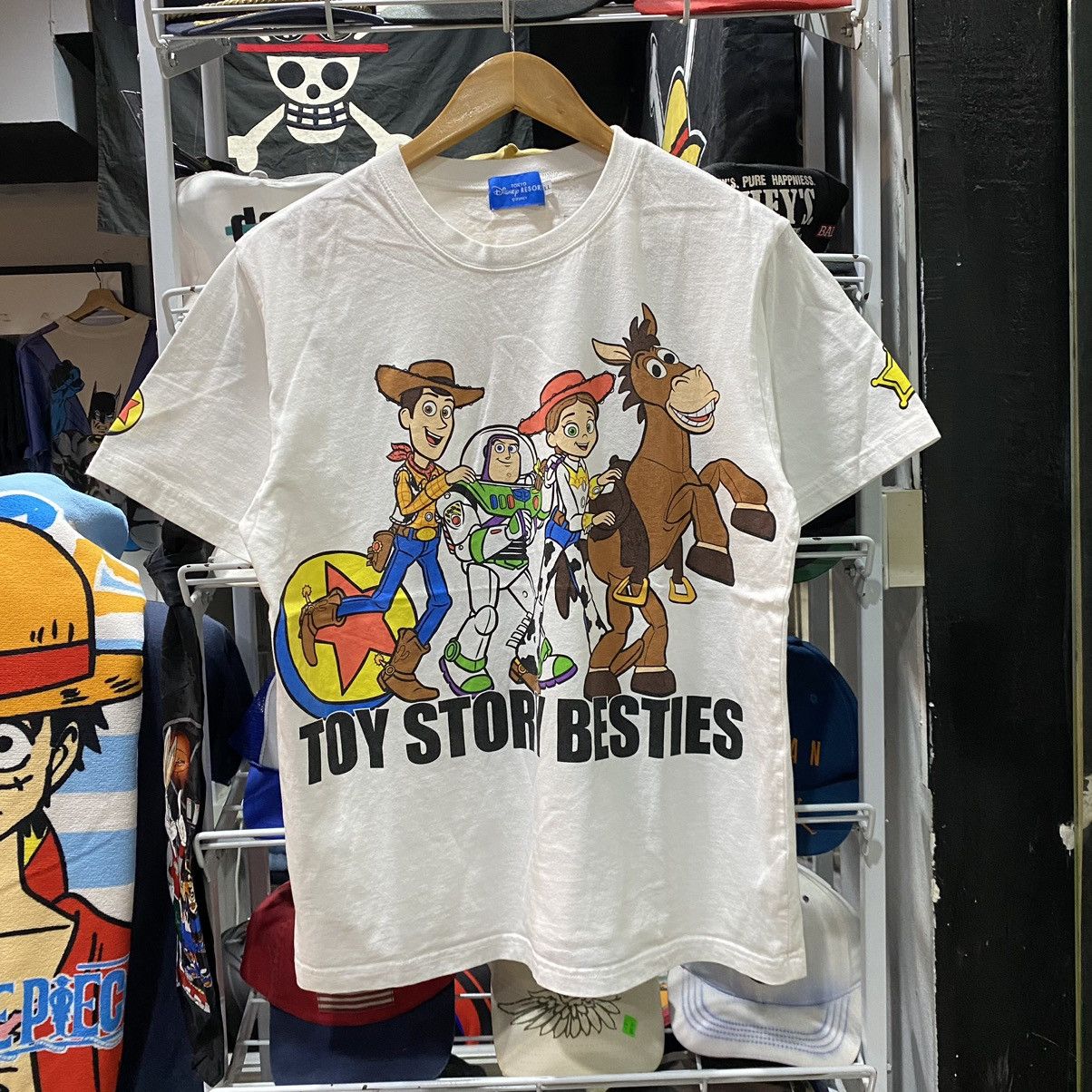 image of Vintage Ovp Toy Story Besties Tokyo Disneyland in White, Men's (Size Large)
