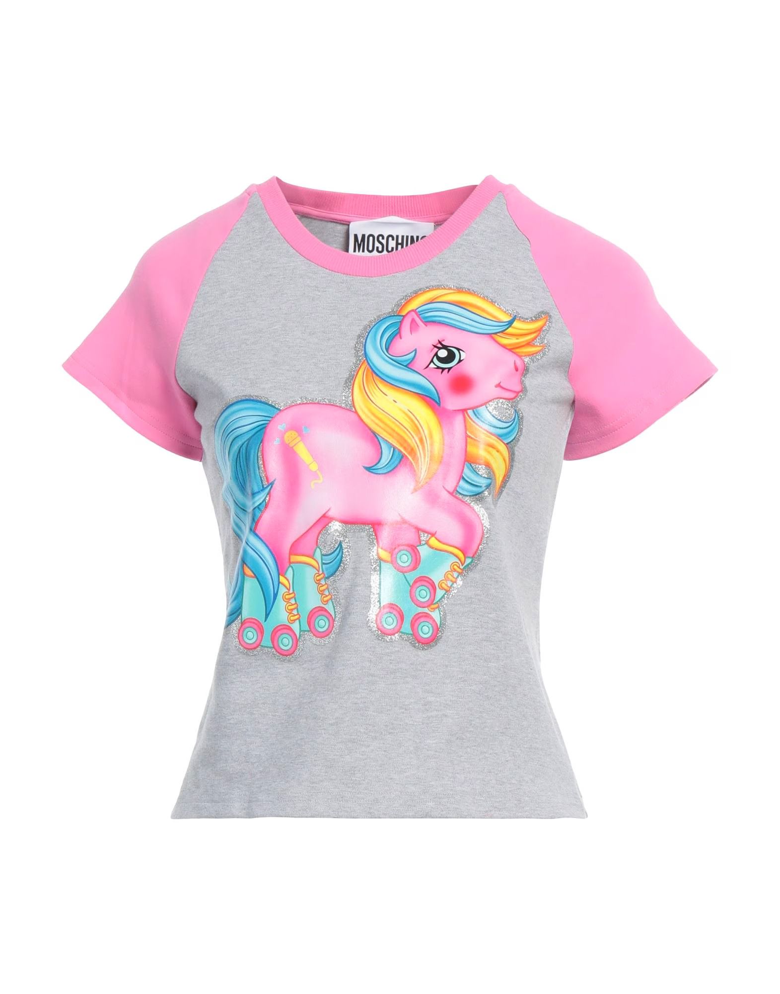 Moschino Moschino Couture SS 2018 My Little Pony Print Gray Top Size XS / US 0-2 / IT 36-38 - 1 Thumbnail