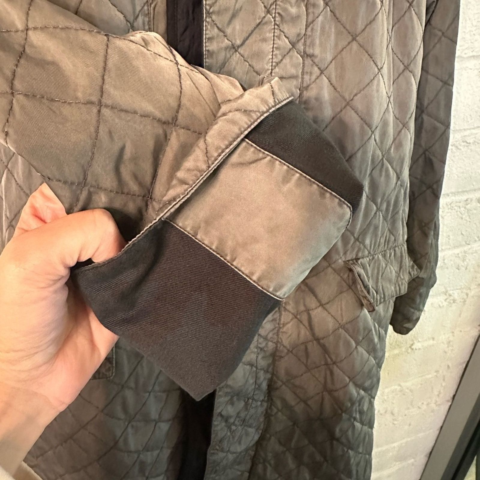 Dries Van Noten Vintage Grey Quilted Overcoat EU 50 Layered Winter Button Size US M / EU 48-50 / 2 - 12 Thumbnail