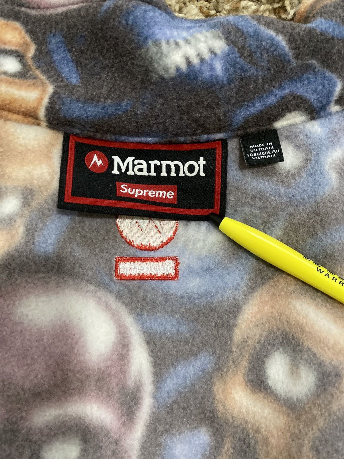 Supreme Supreme Marmot Fleece Jacket Size US S / EU 44-46 / 1 - 3 Thumbnail